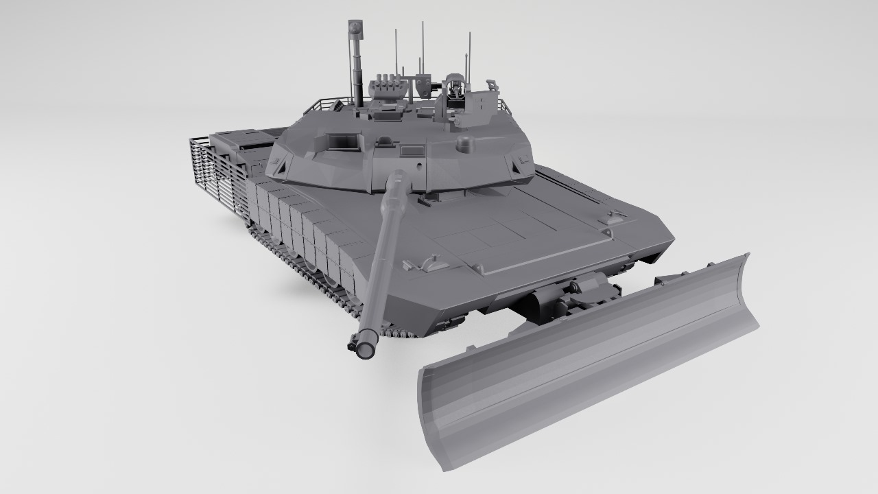 Altay AHT with Add on Armor and Dozerblade
