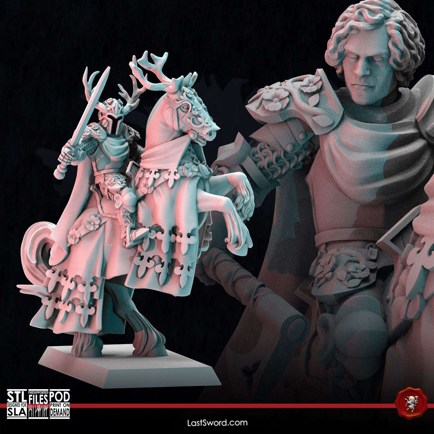 Green Knight | Pre-Supported | 30mm Fantasy