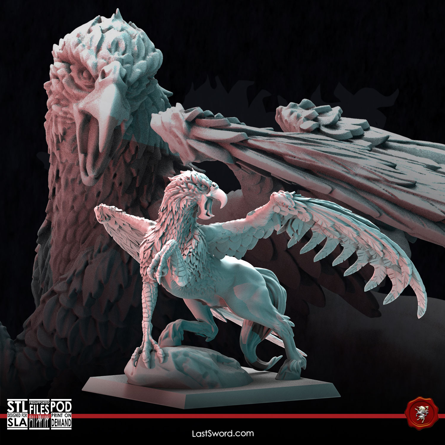 Wild Hippogriff | Pre-Supported | 30mm Fantasy