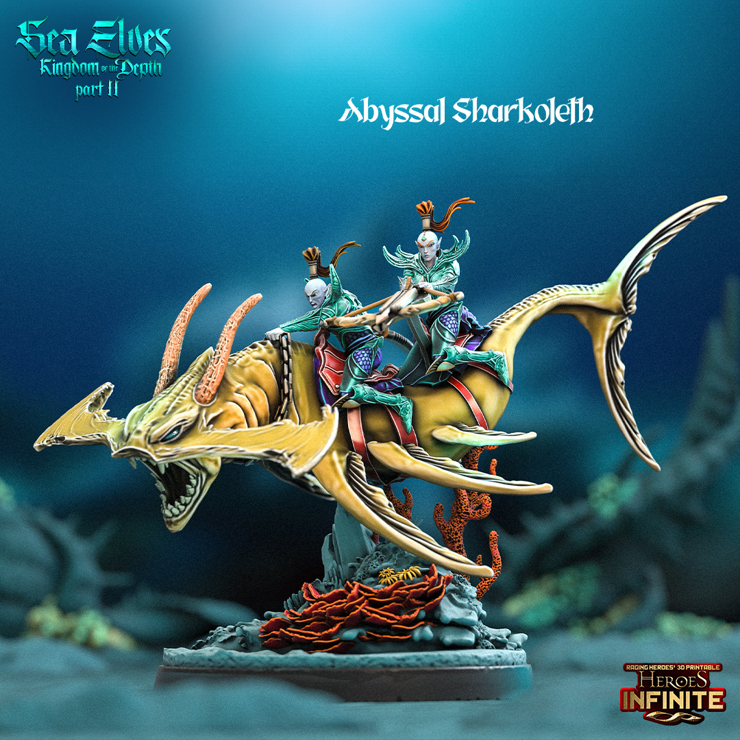 Abyssal Sharkoleth (with and without Riders)