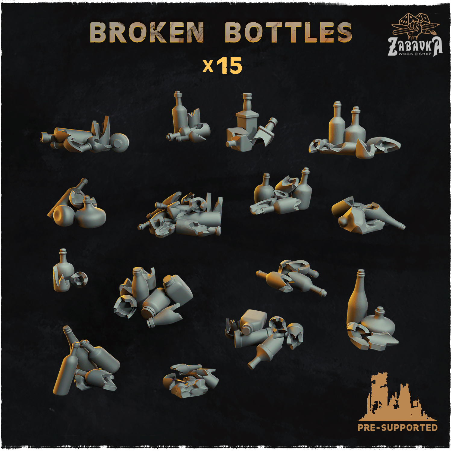 Broken Bottles- Basing Bits 2.0