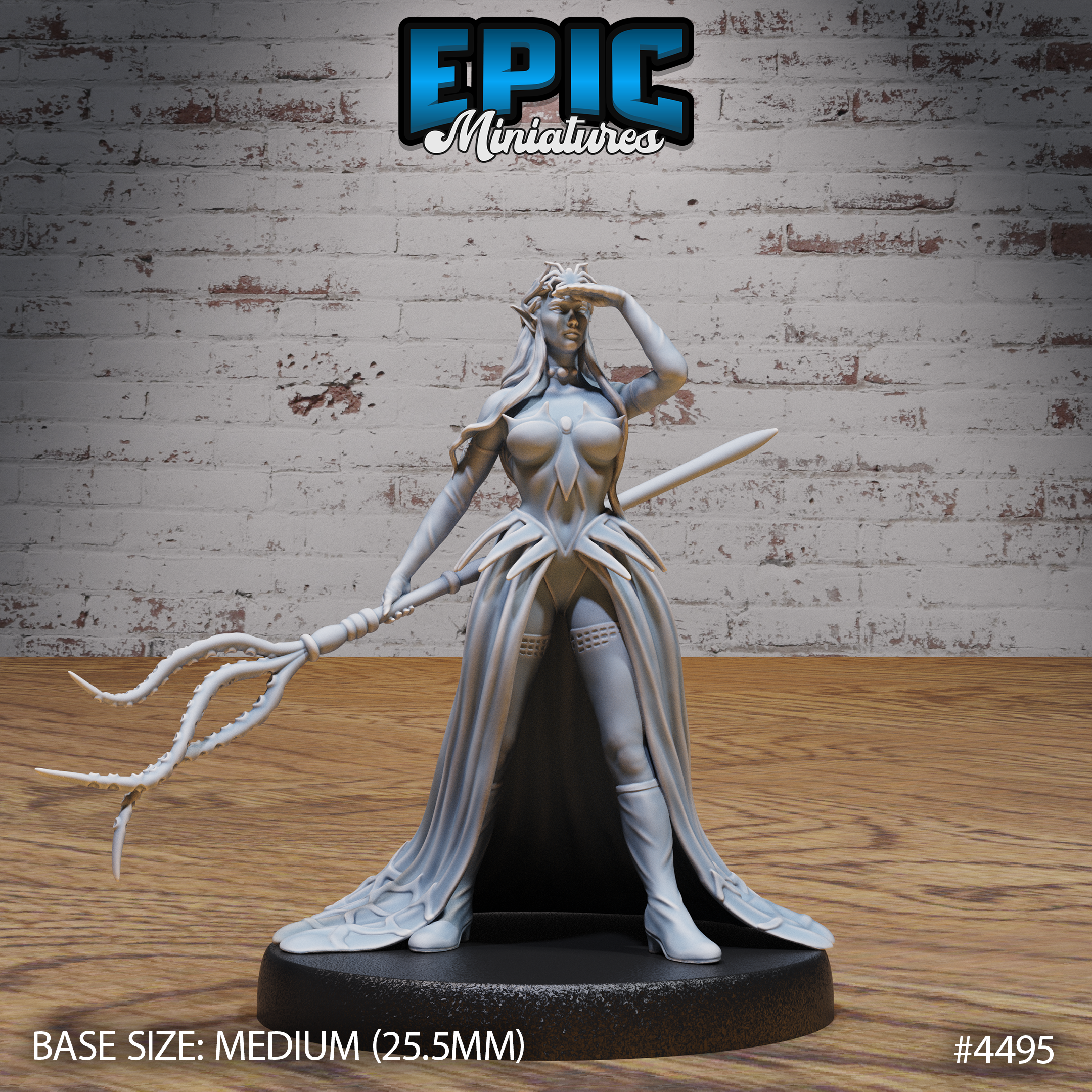 Dark Elf Domina Staff / Ancient Elven Fighter / Elvish Warrior / Nature Guard / Mysterious Woodland Spirit / Forest Army