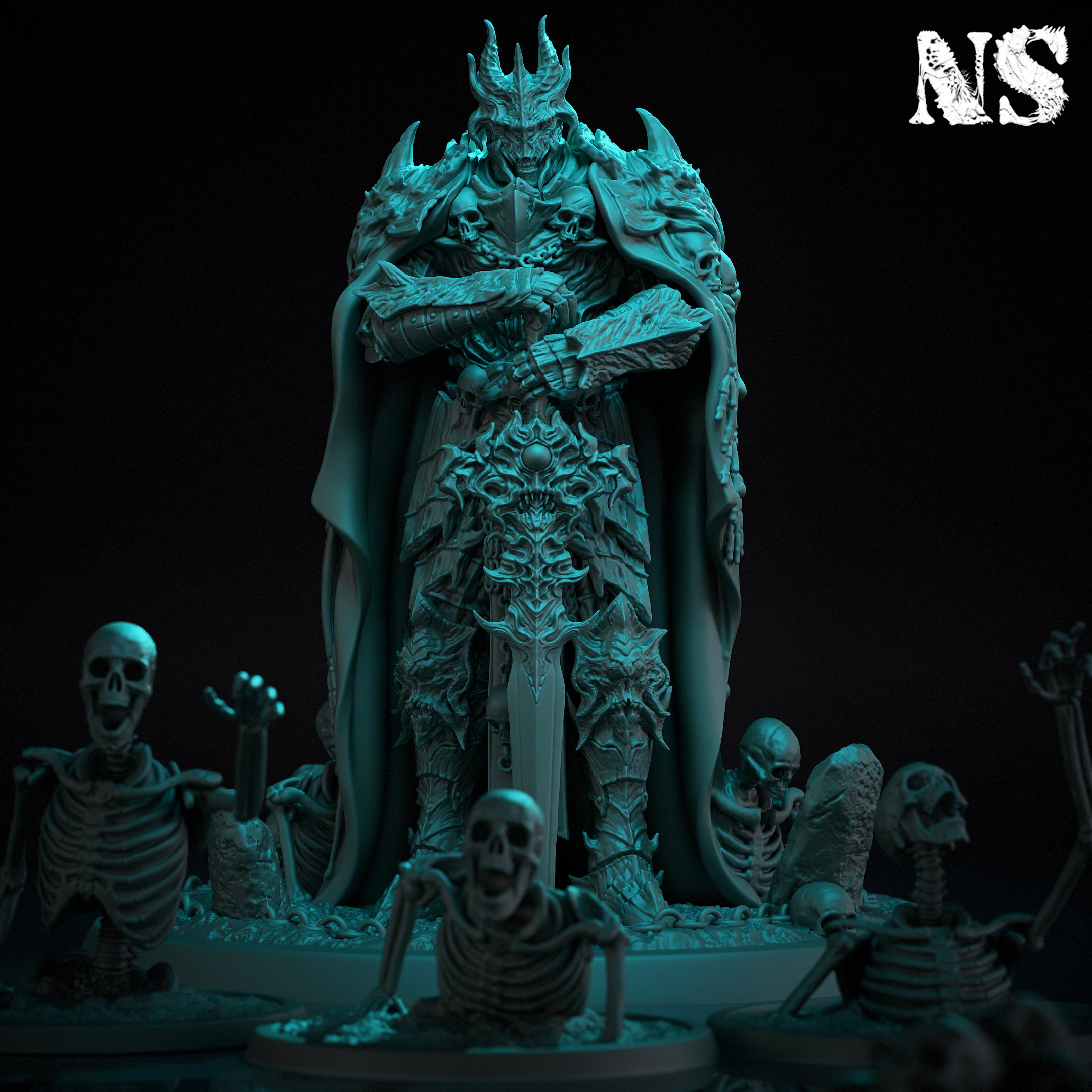 Death knight and Skeletons Bundle