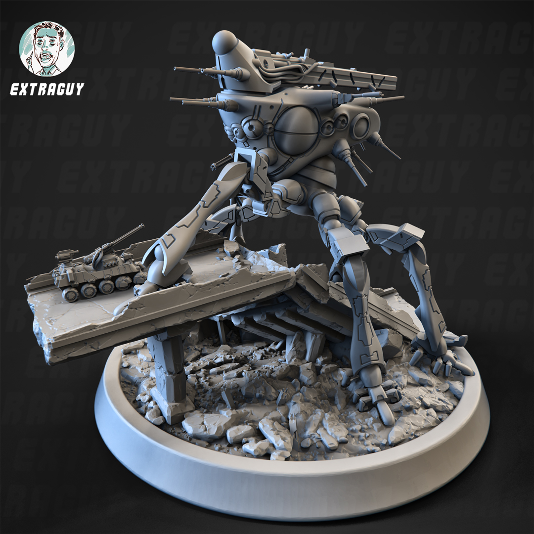 Moving Fortress 100mm Static Set