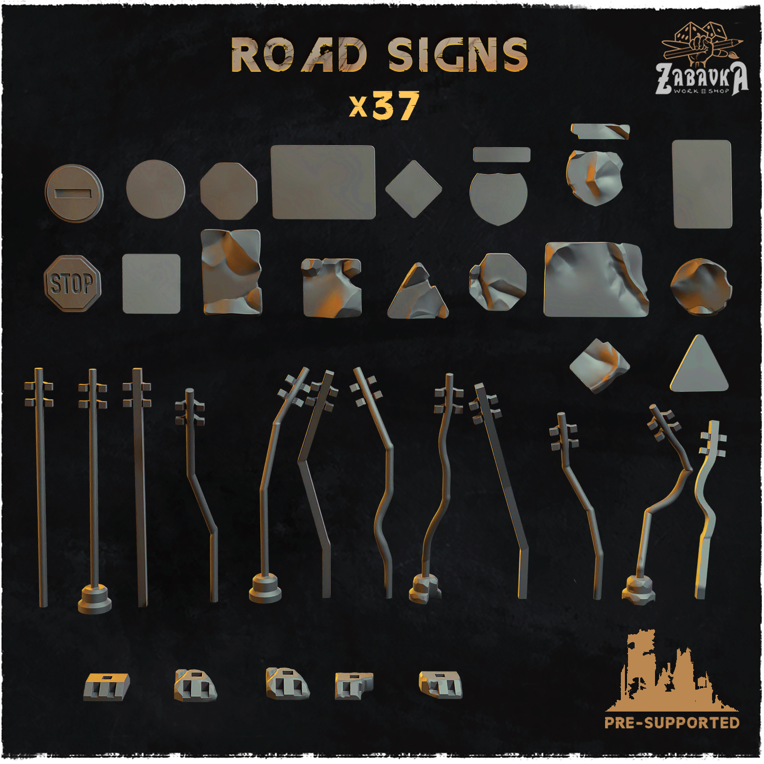 Road signs - Basing Bits 2.0