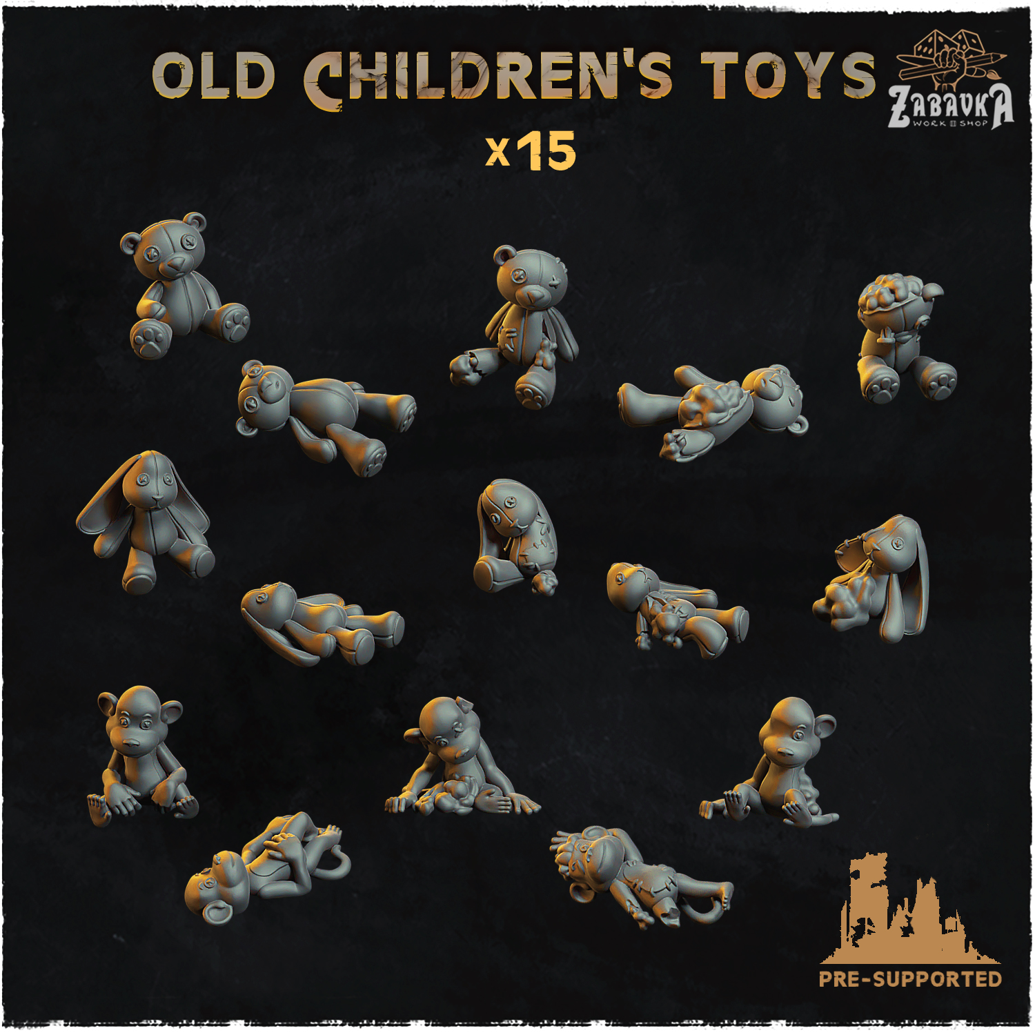 Old children's toys - Basing Bits 2.0