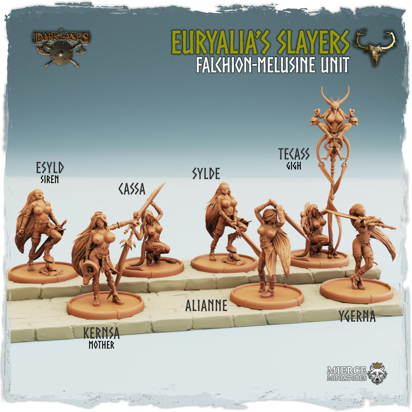 Ysian Euryalia's Slayers, Falchion-Melusine Unit