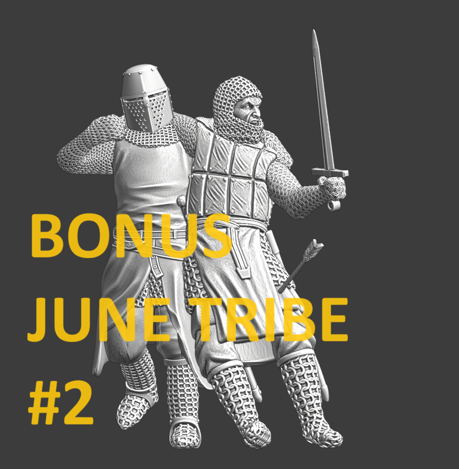 Medieval battlefield evacuation vignette