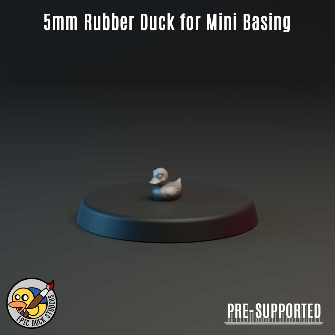 5mm Rubber Ducks for Miniature Basing