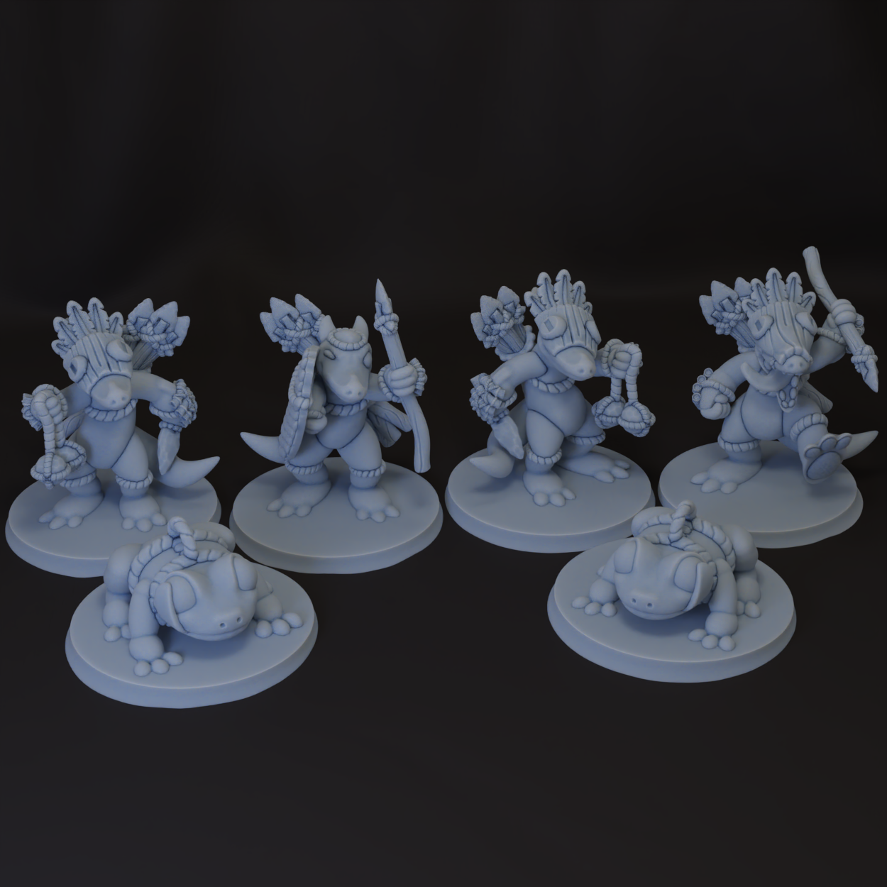 Kobold tribal hunting party