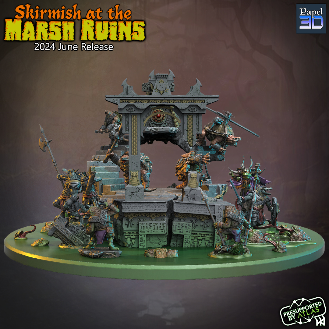 June 2024 Release - Skirmish at the Marsh Ruins (diorama)
