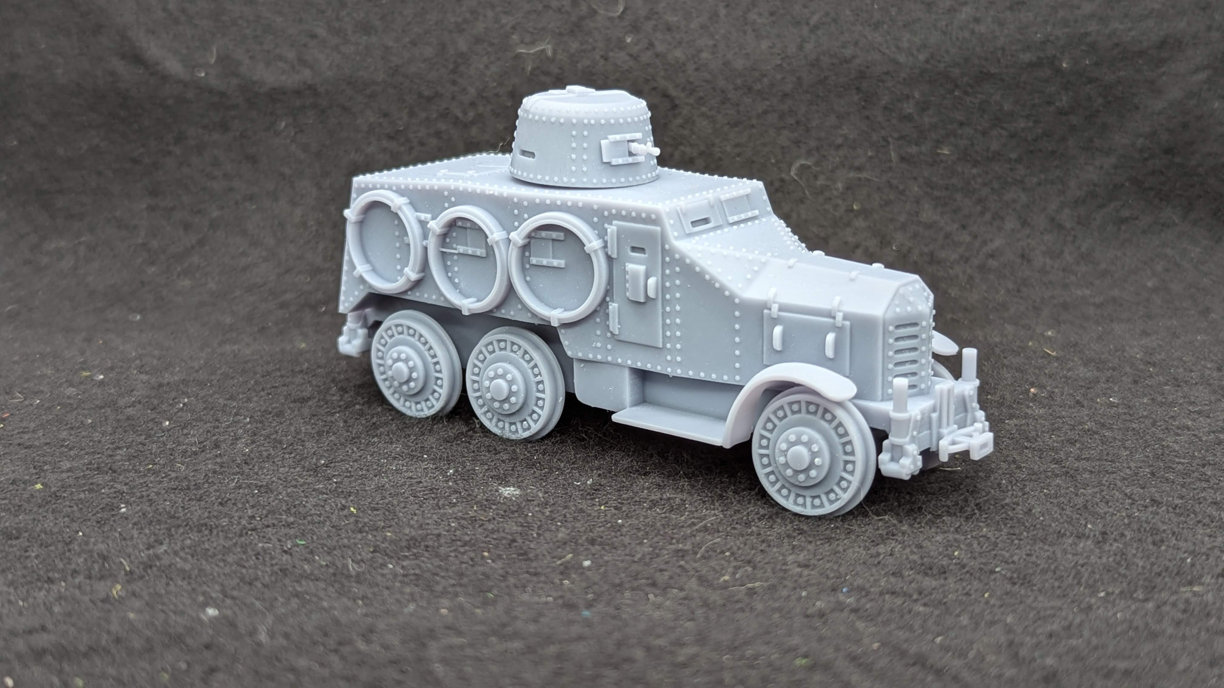 Type 93 So-Mo armored railroad car - Sumida (6x6) + 2 Tankmen (Japan, WW2)