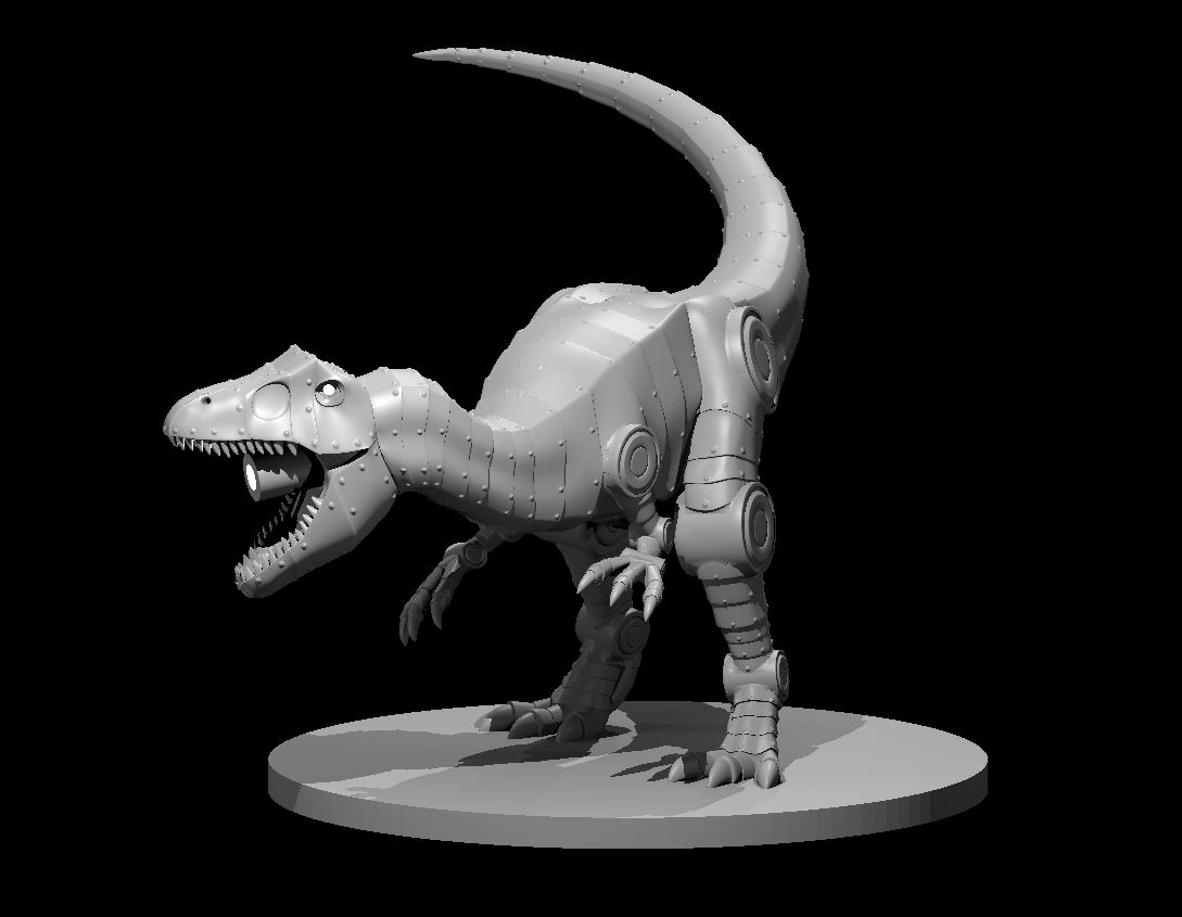 Clockwork Allosaurus