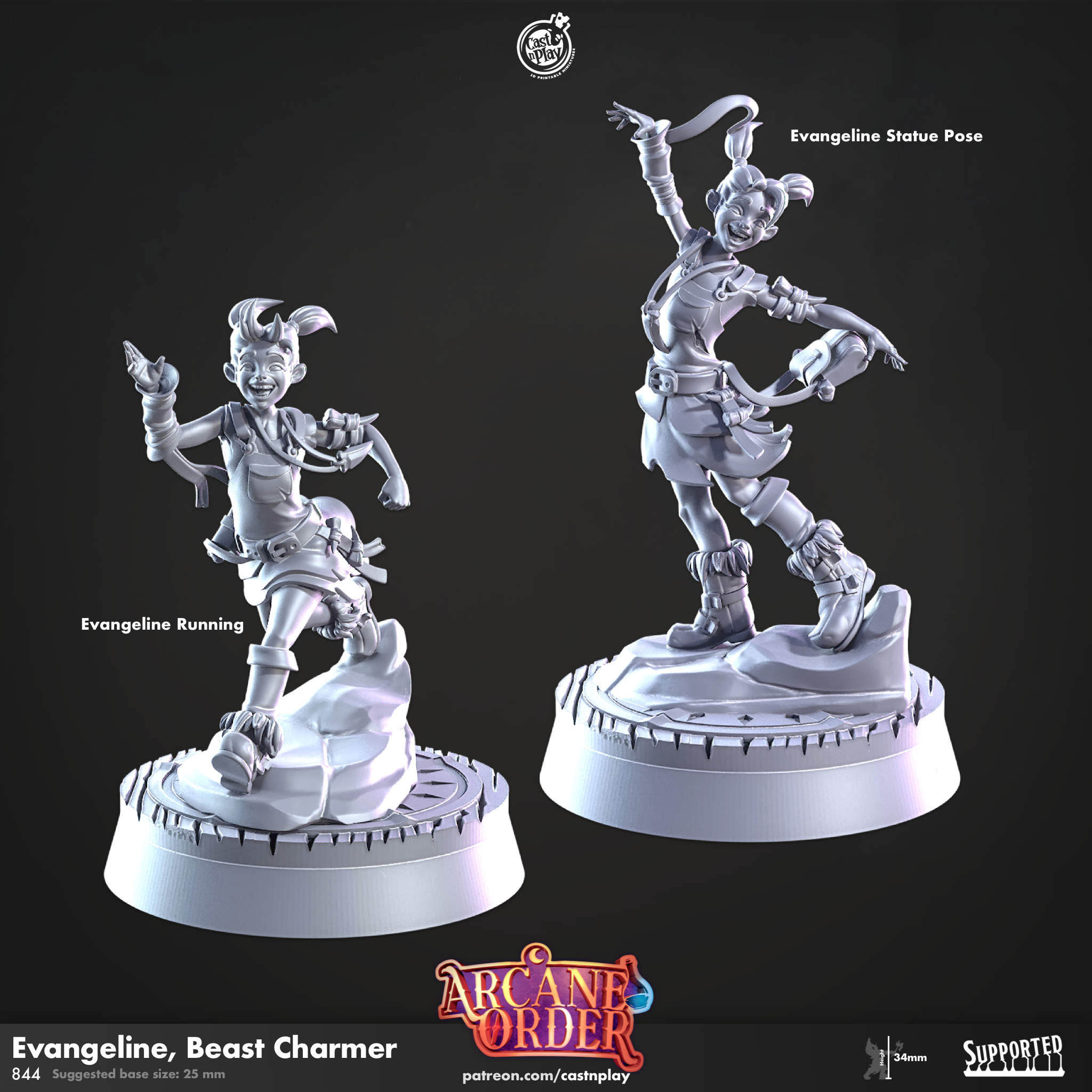 Evangeline, Beast Charmer (Pre-Supported) | Cast n Play