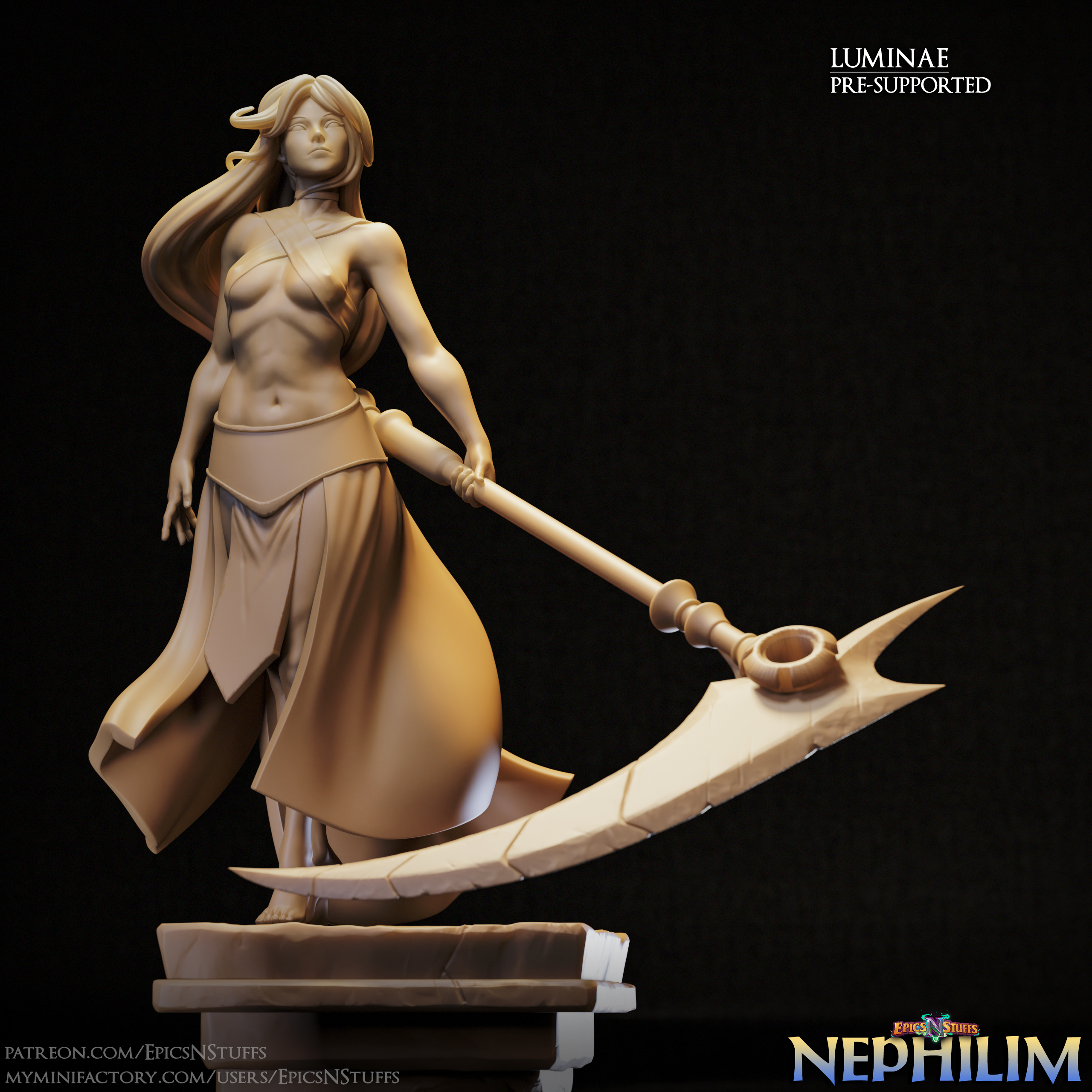 Nephilim Luminae Level 1 Miniature - Pre-Supported