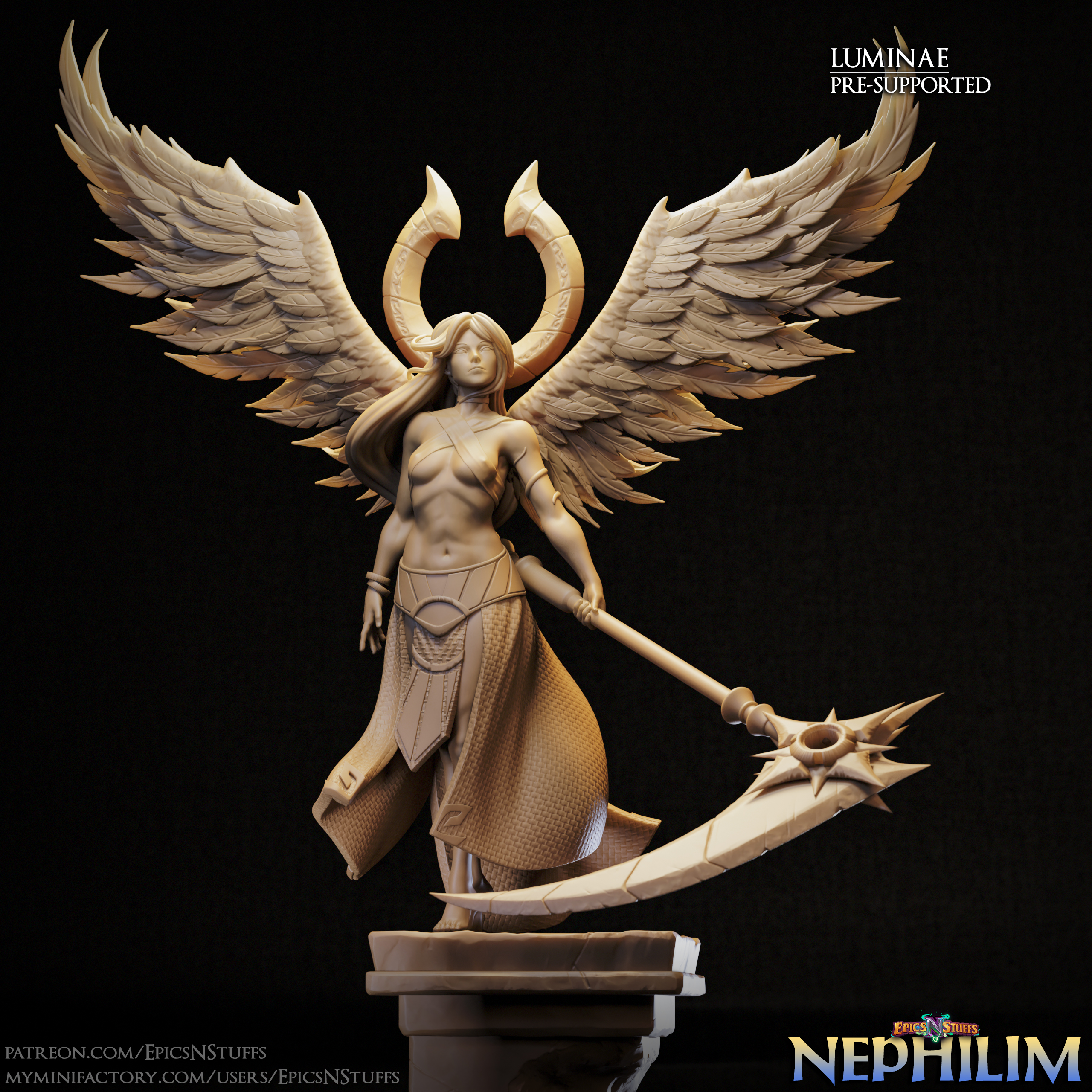 Nephilim Luminae Level 3 Miniature - Pre-Supported