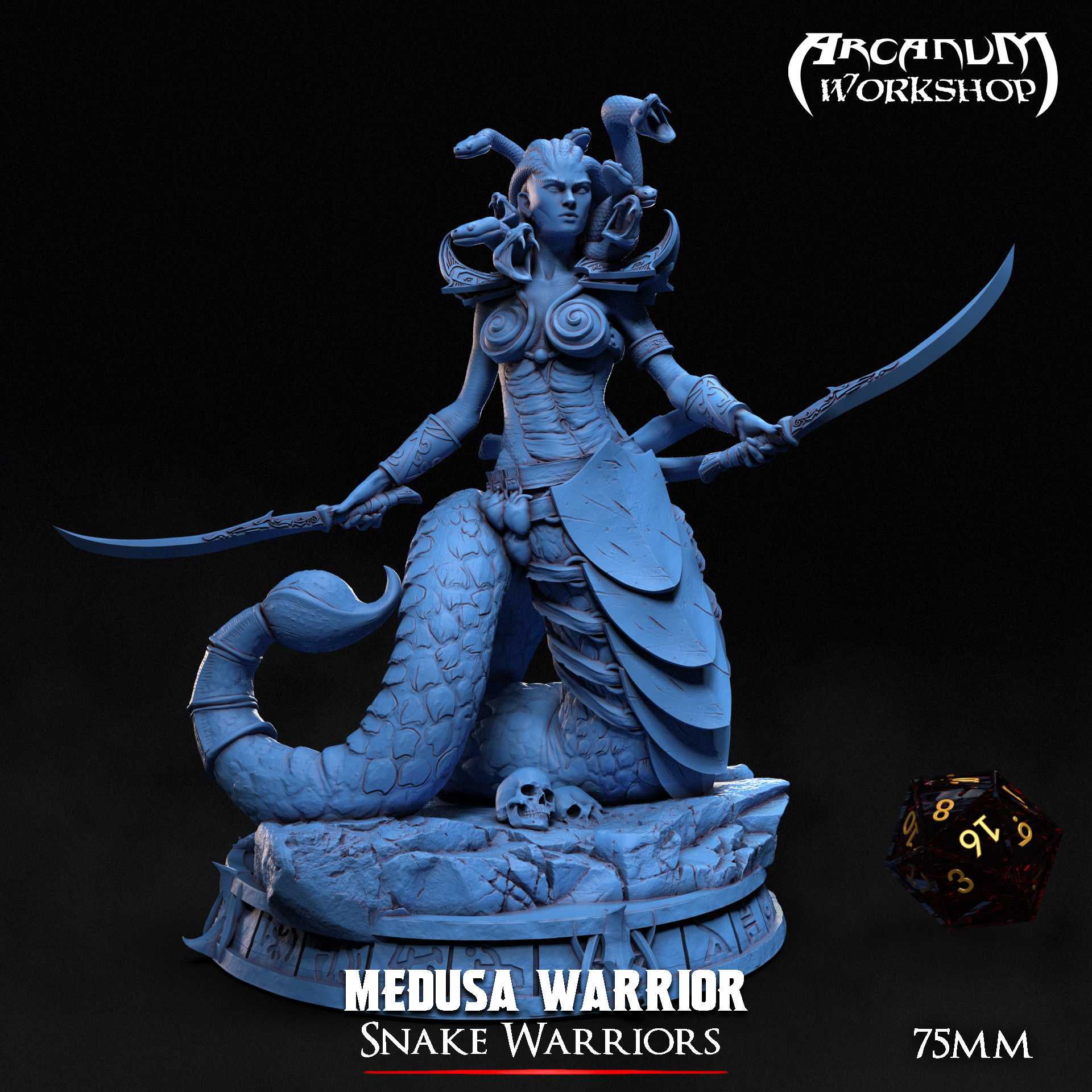 Medusa Warrior (75mm)