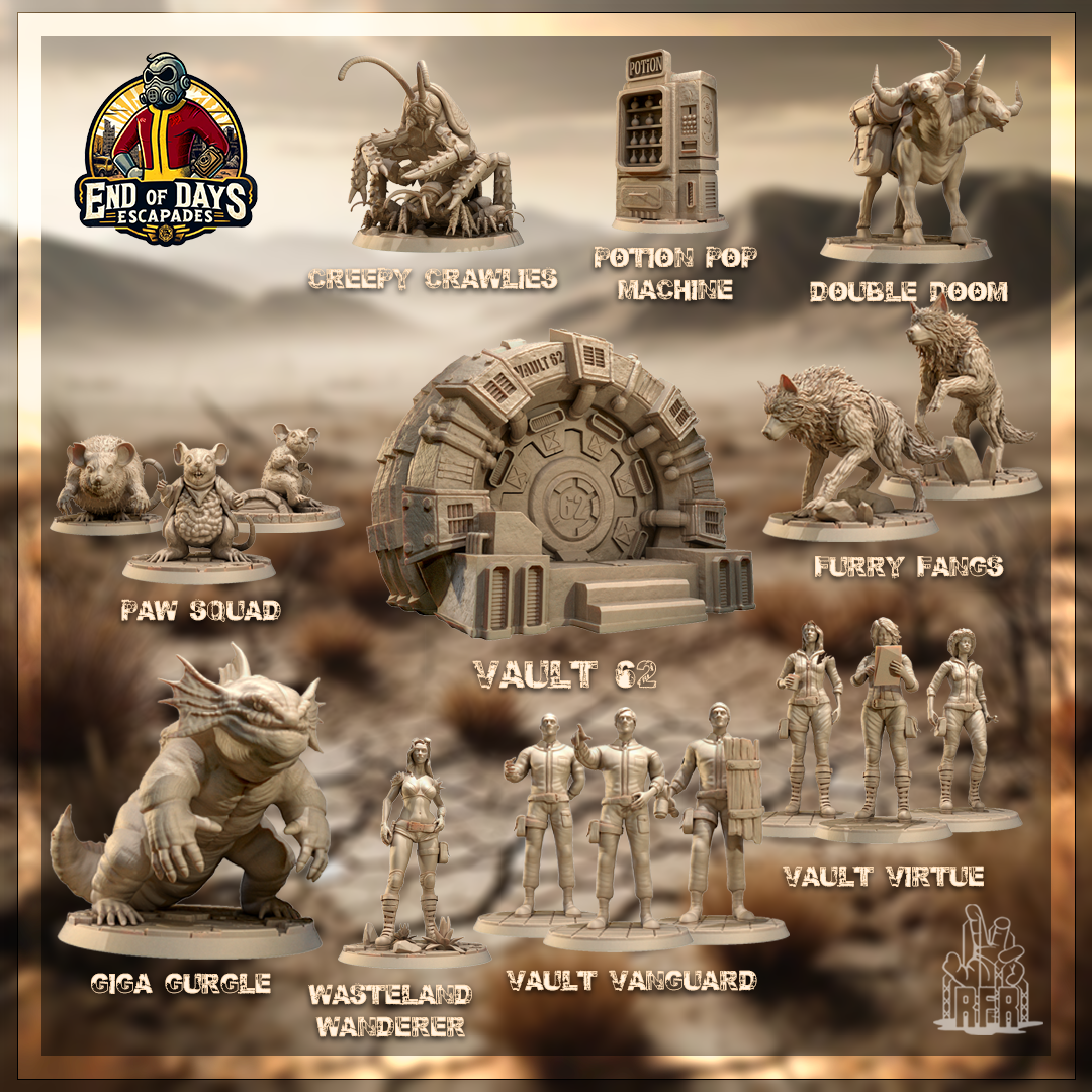 End of days Escapades - Raised from Resin June '24 set