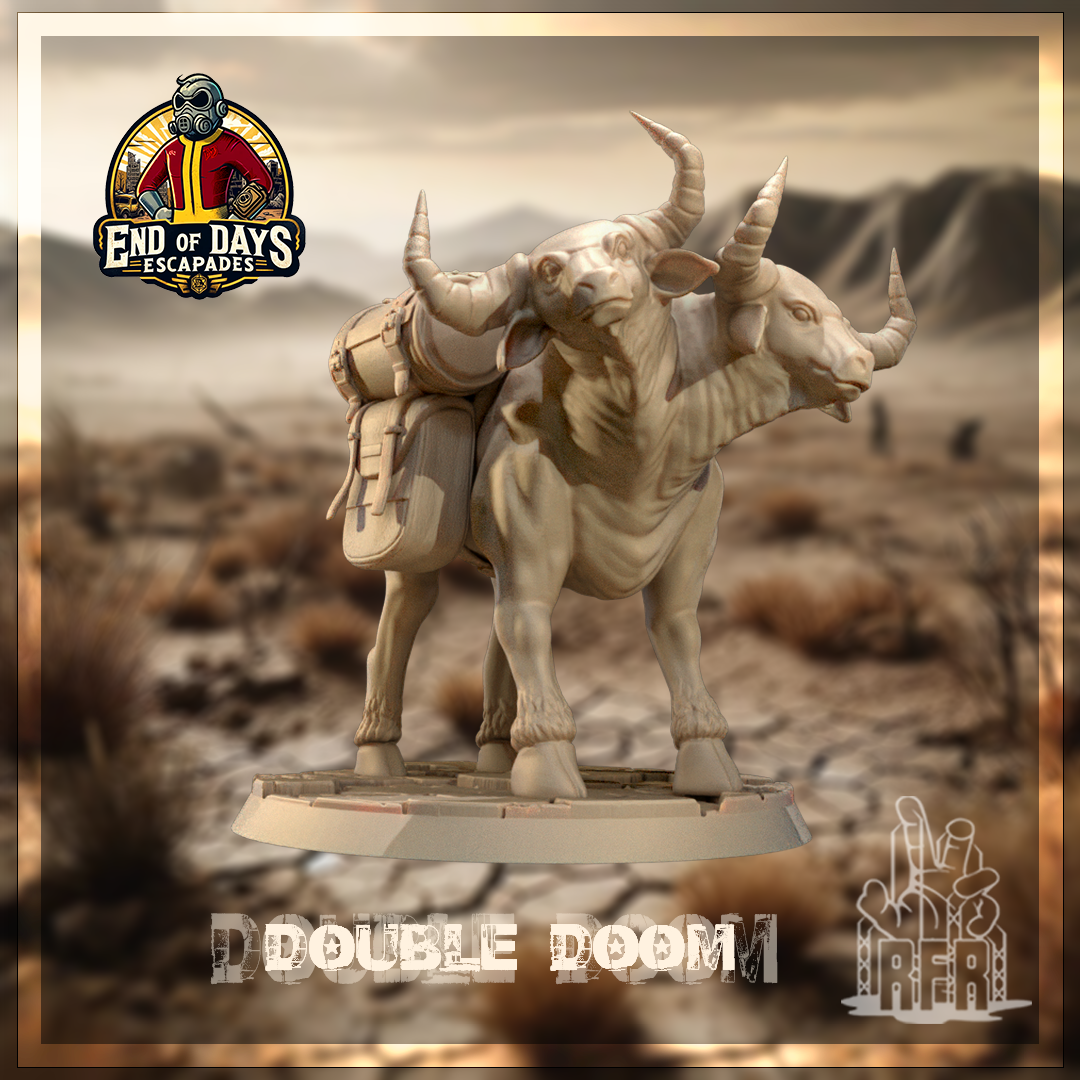 Double Doom - Tabletop miniature (Pre-Supported)