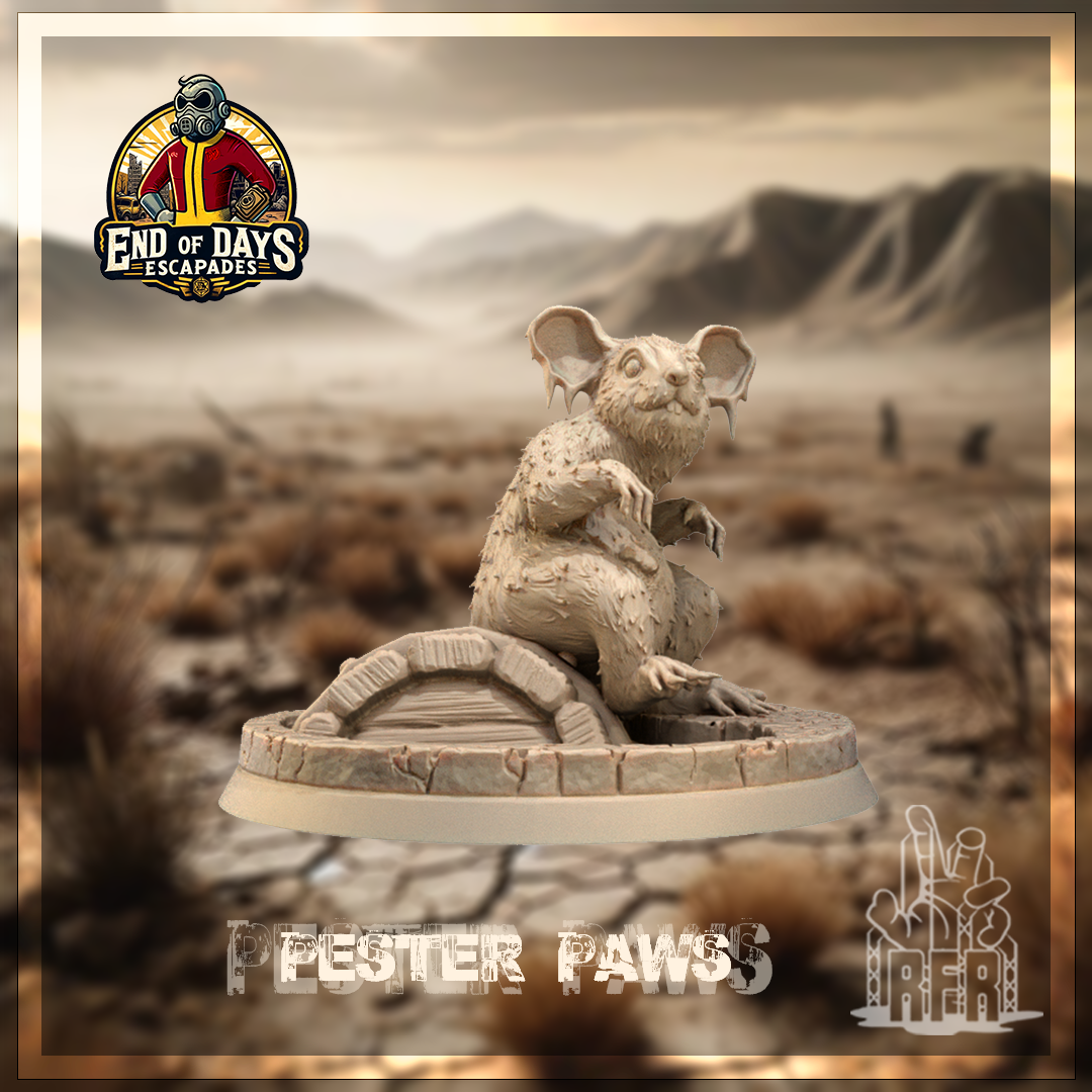 Pester Paws - Tabletop miniature (Pre-Supported)