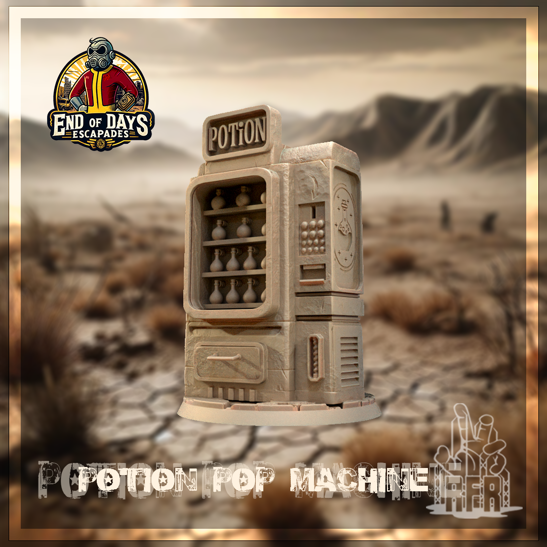 Potion Pop Machine - Tabletop scatter miniature (Pre-Supported)
