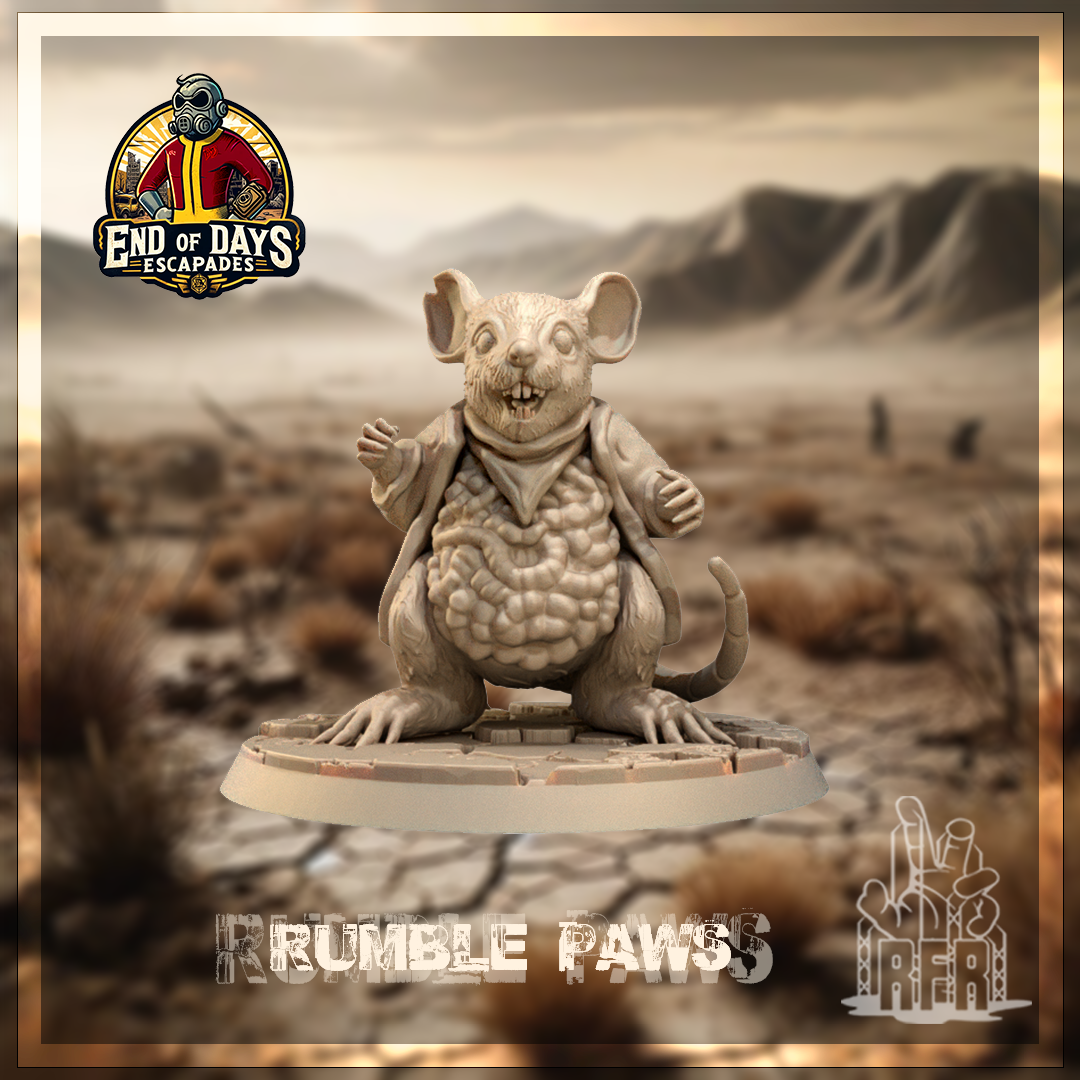 Rumblepaws - Tabletop miniature (Pre-Supported)