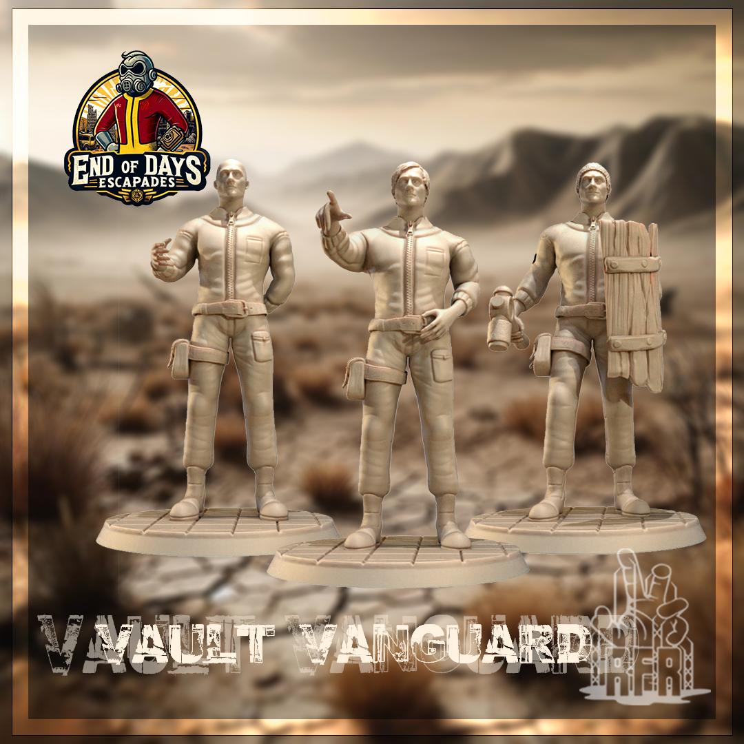 Vault vanguard set - Tabletop miniature (Pre-Supported)