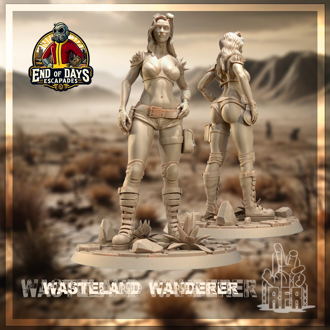 Wasteland Wanderer - Tabletop miniature (Pre-Supported)