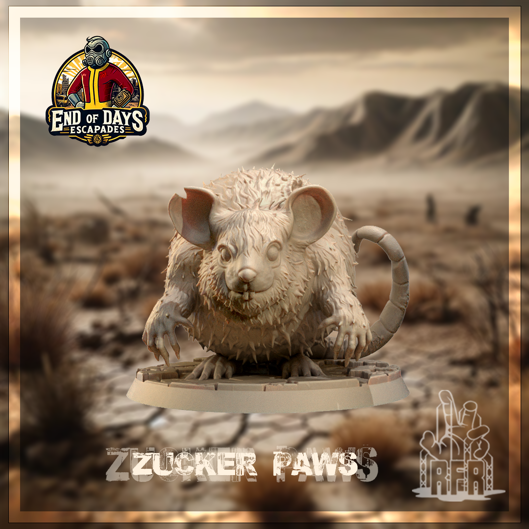 ZuckerPaws - Tabletop miniature (Pre-Supported)