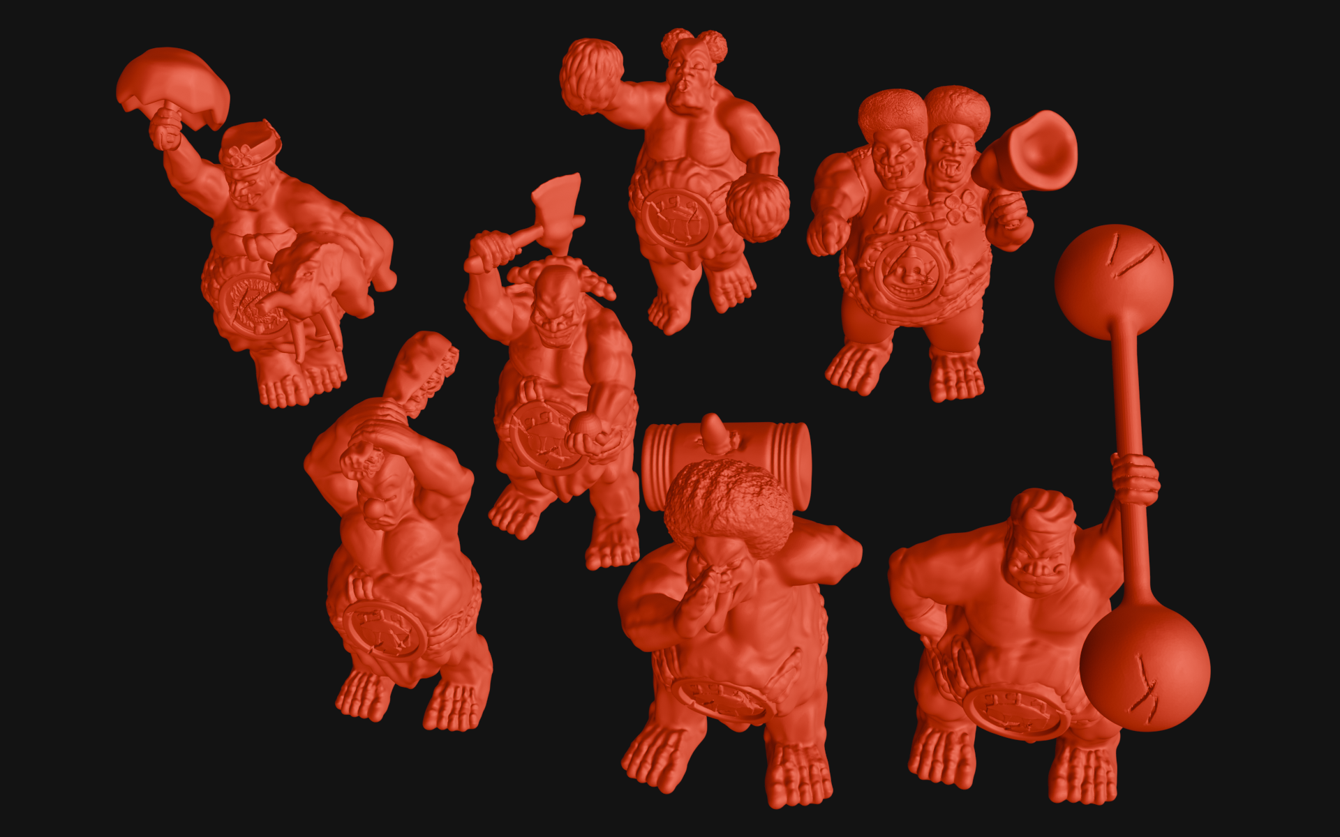 Gore-geous Carnival Ogre Clowns