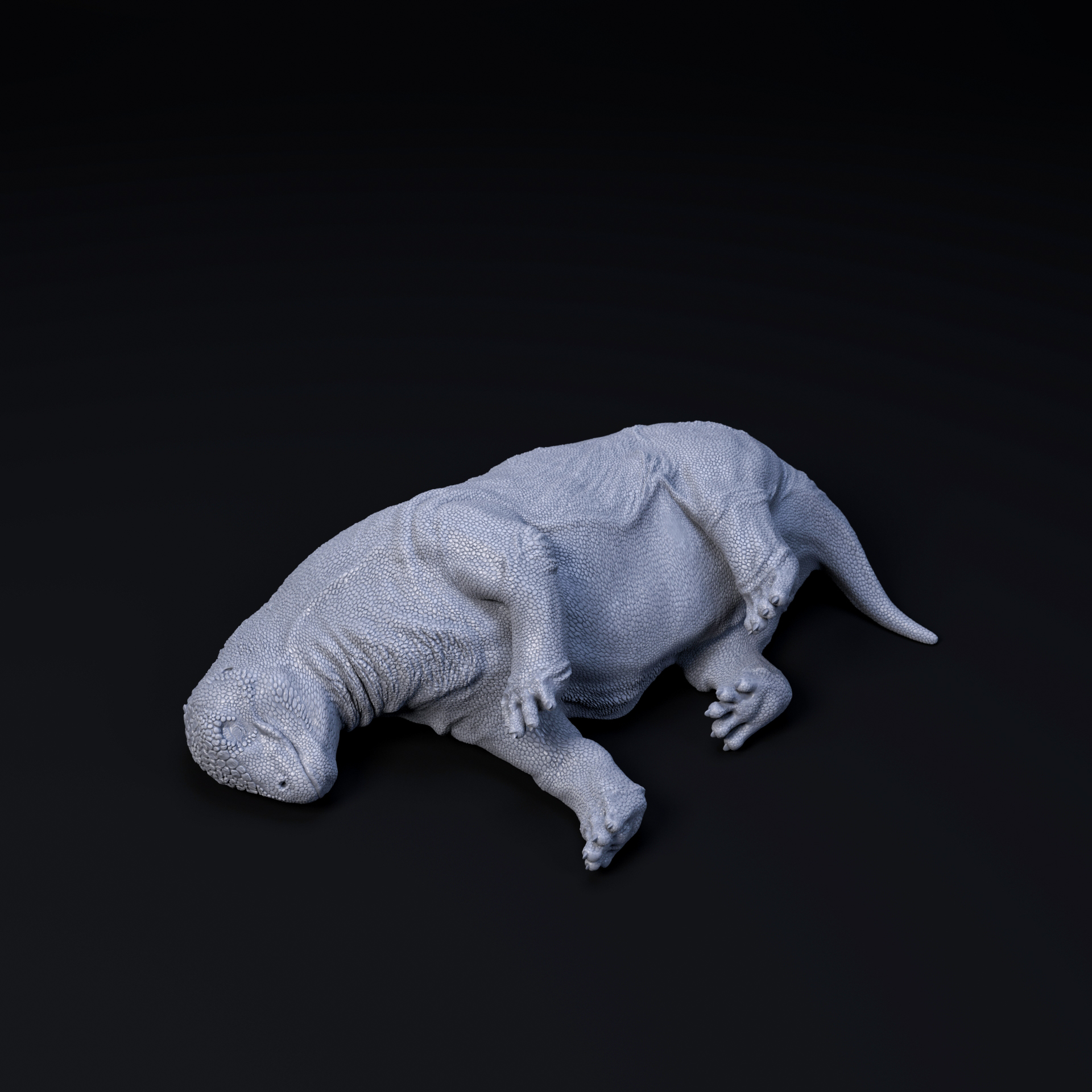 Moschops walking 1-35 scale pre-supported therapsid