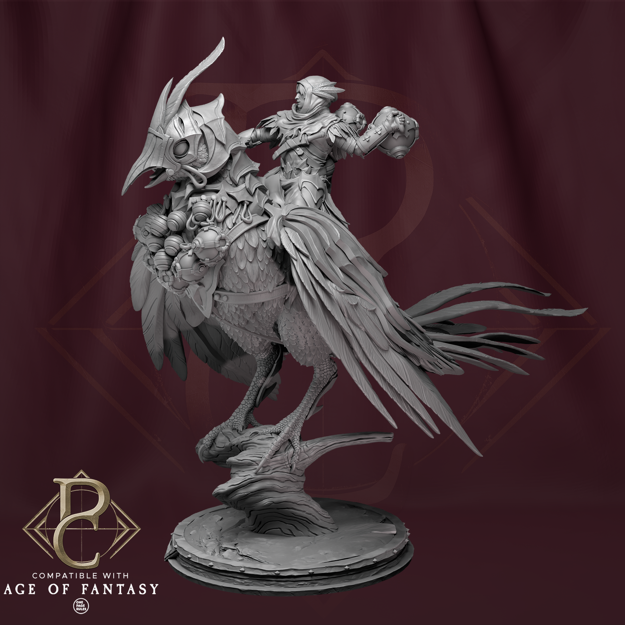 Aerithrian Wind Defender on Emberfinches - 2 SIZES