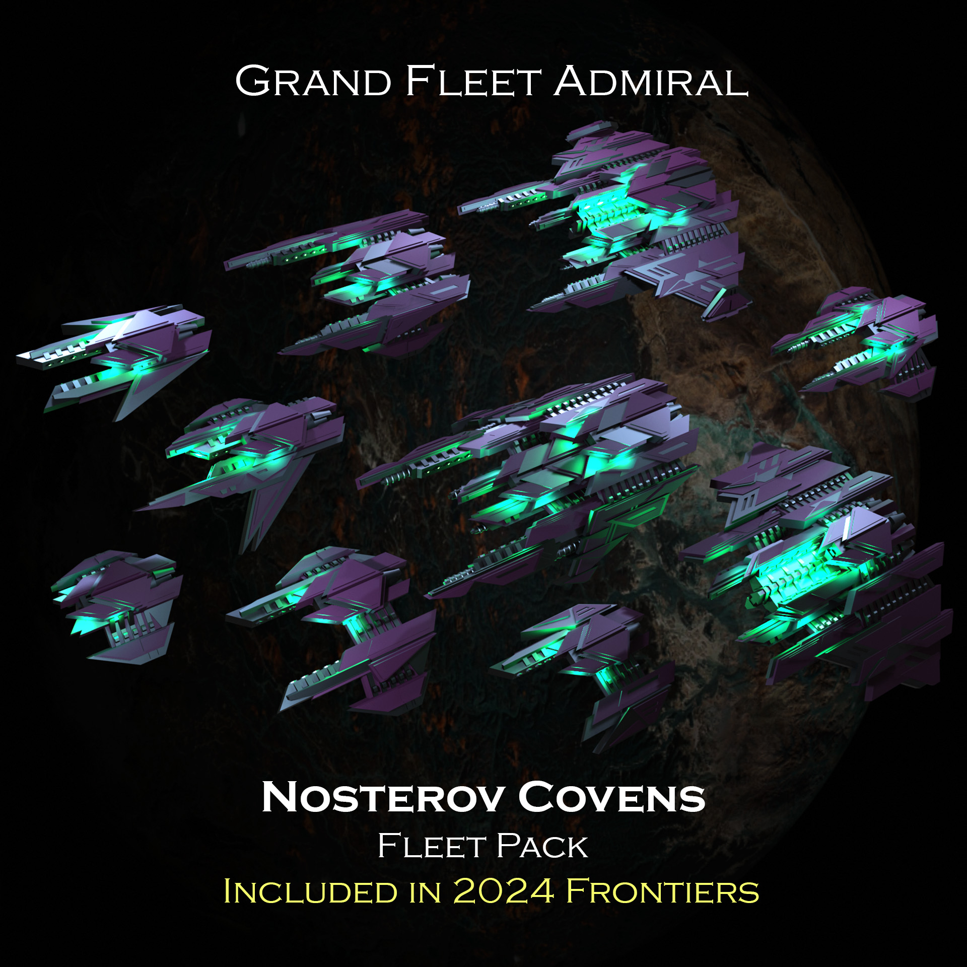 SCI-FI Ships Fleet Pack - The Nosterov Covens - Presupported