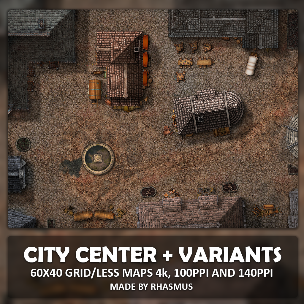 City Center + Barricades Variants + Day&Night