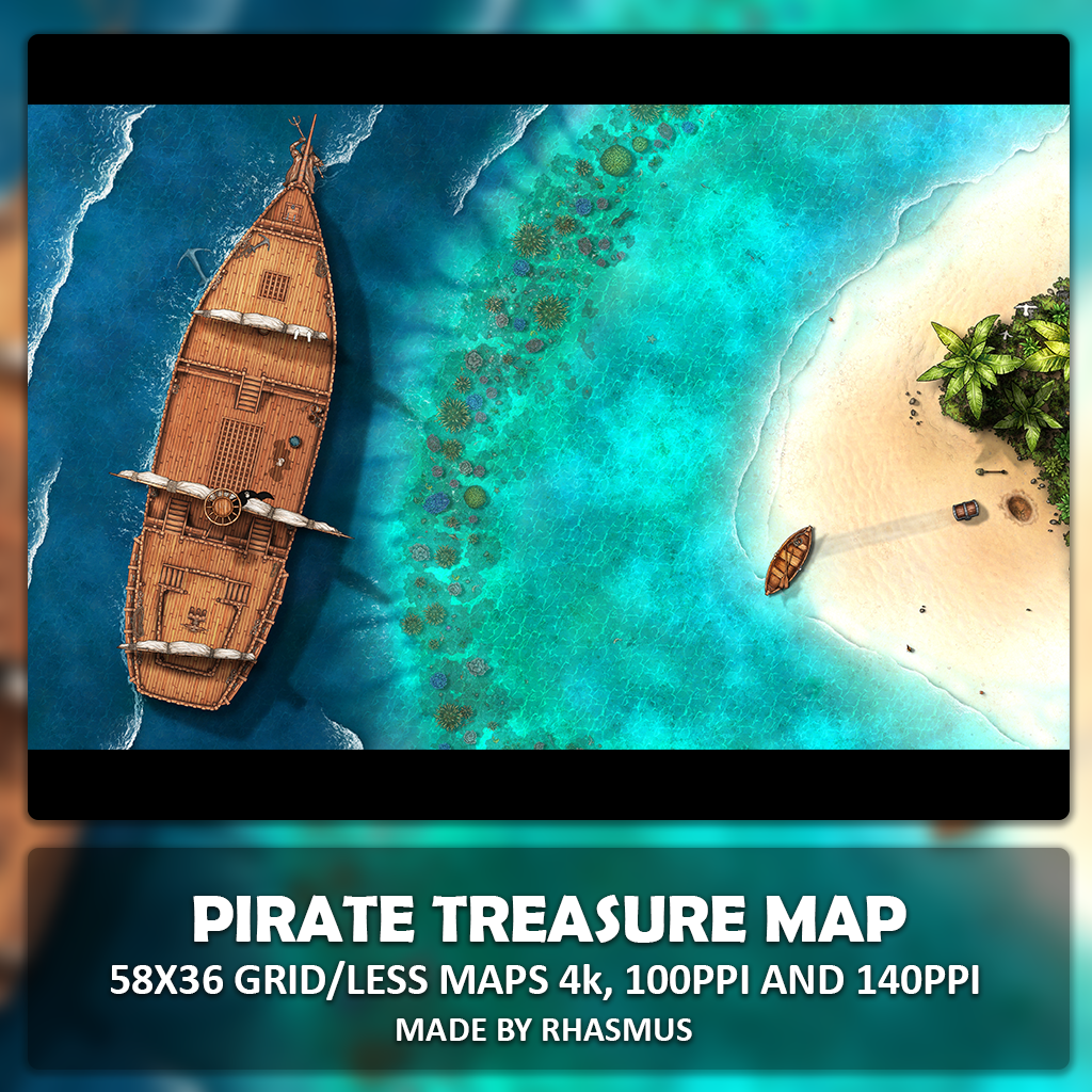 Pirate Treasure Map