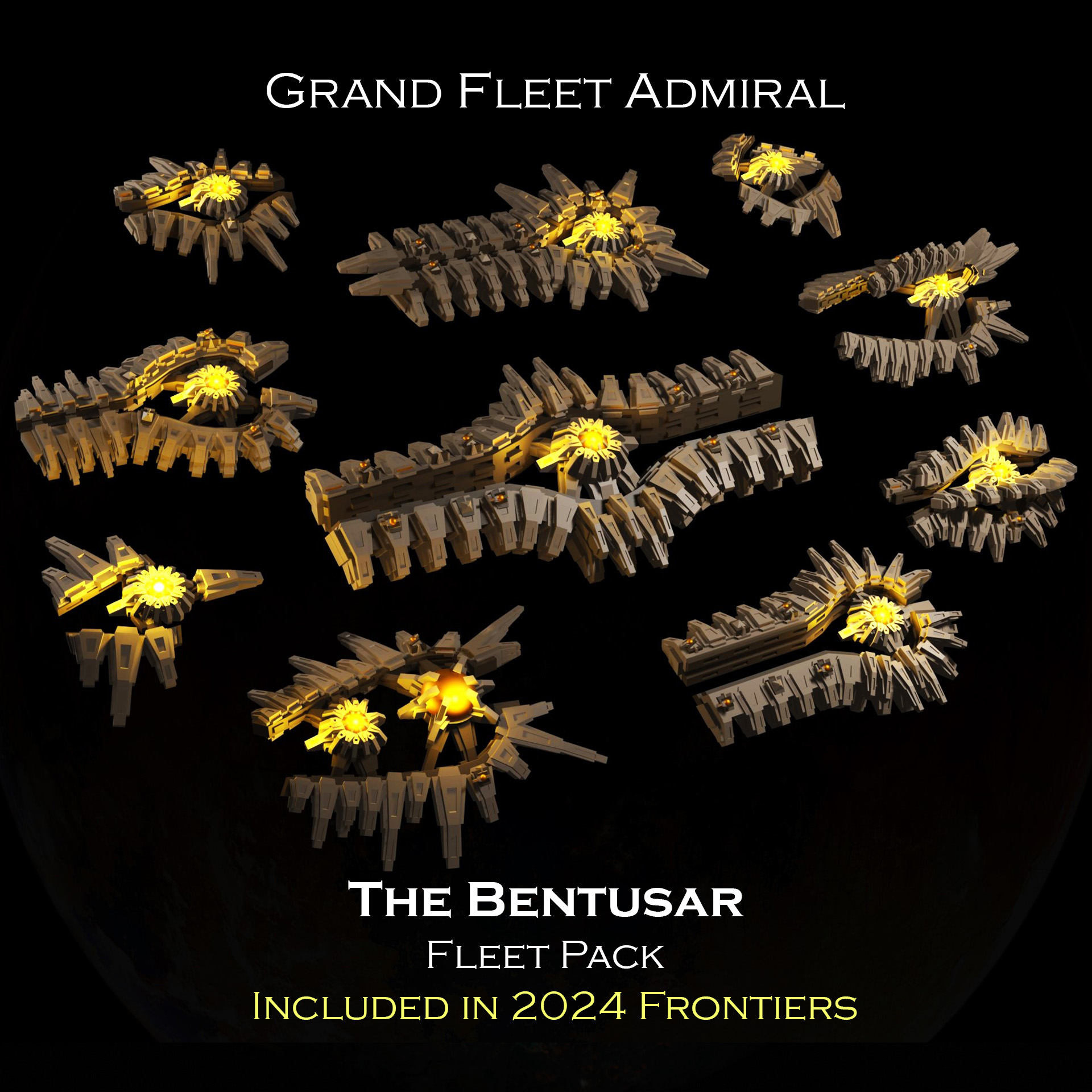 SCI-FI Ships Fleet Pack - Bentusar - Presupported