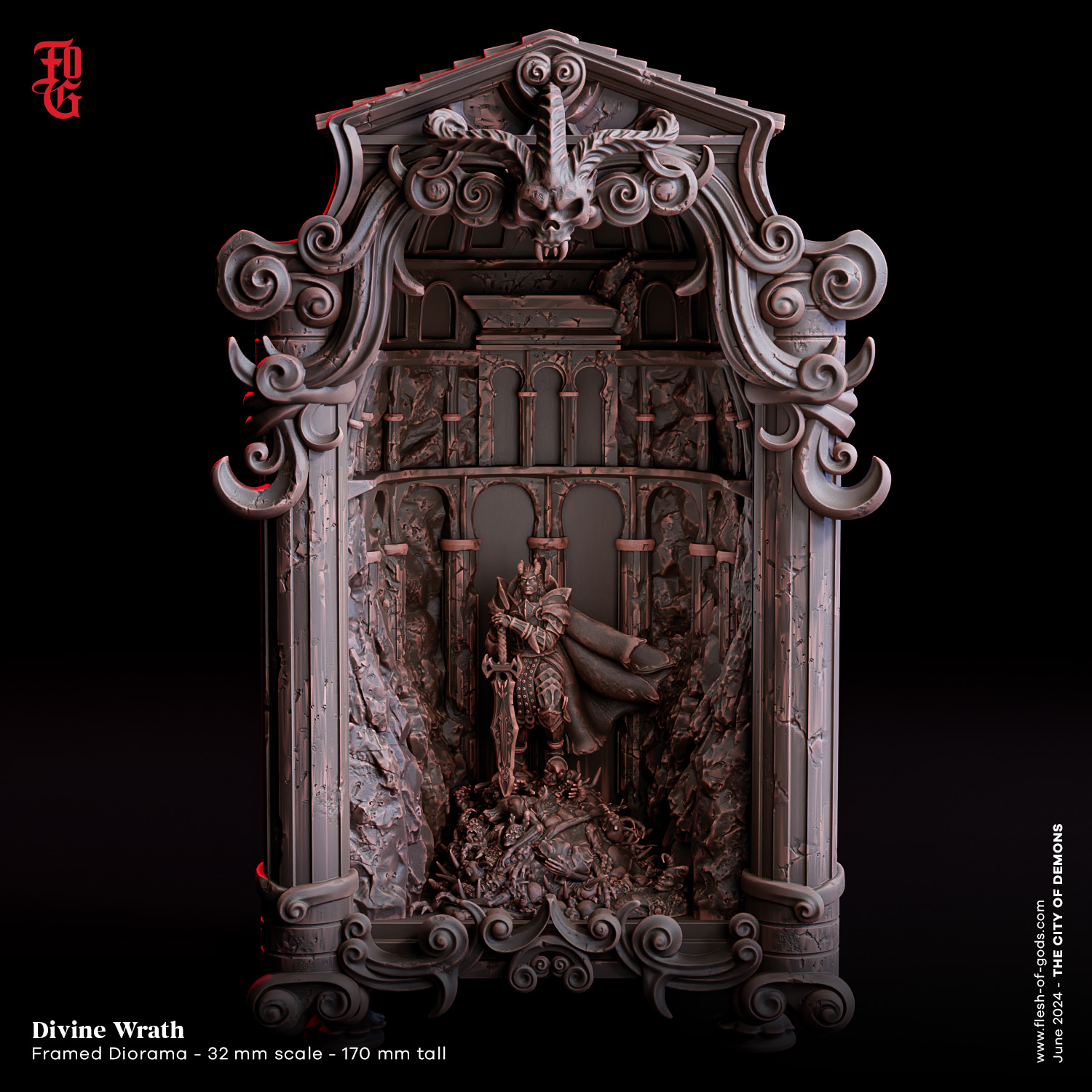 Framed Diorama - Divine Wrath