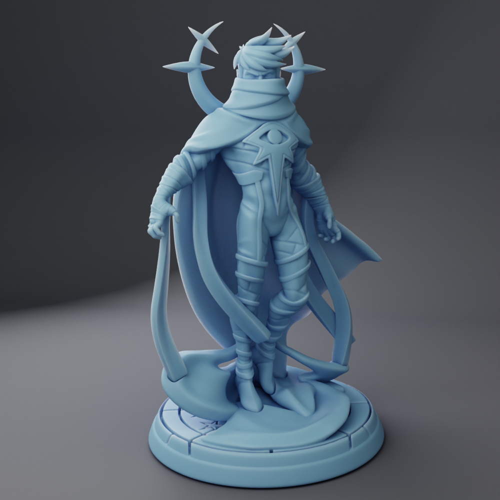 Astrall the Moonlit Knight ( Male Human Sorcerer / Mage / Warlock / Wizard / Superhero Inspired )