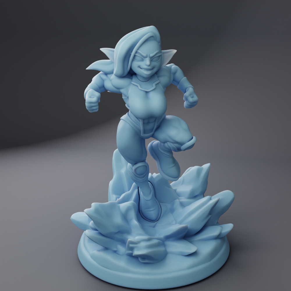 Incredible She-Gob ( Female Goblin Fighter / Monk / Brawler / Barbarian / Superhero Inspired )