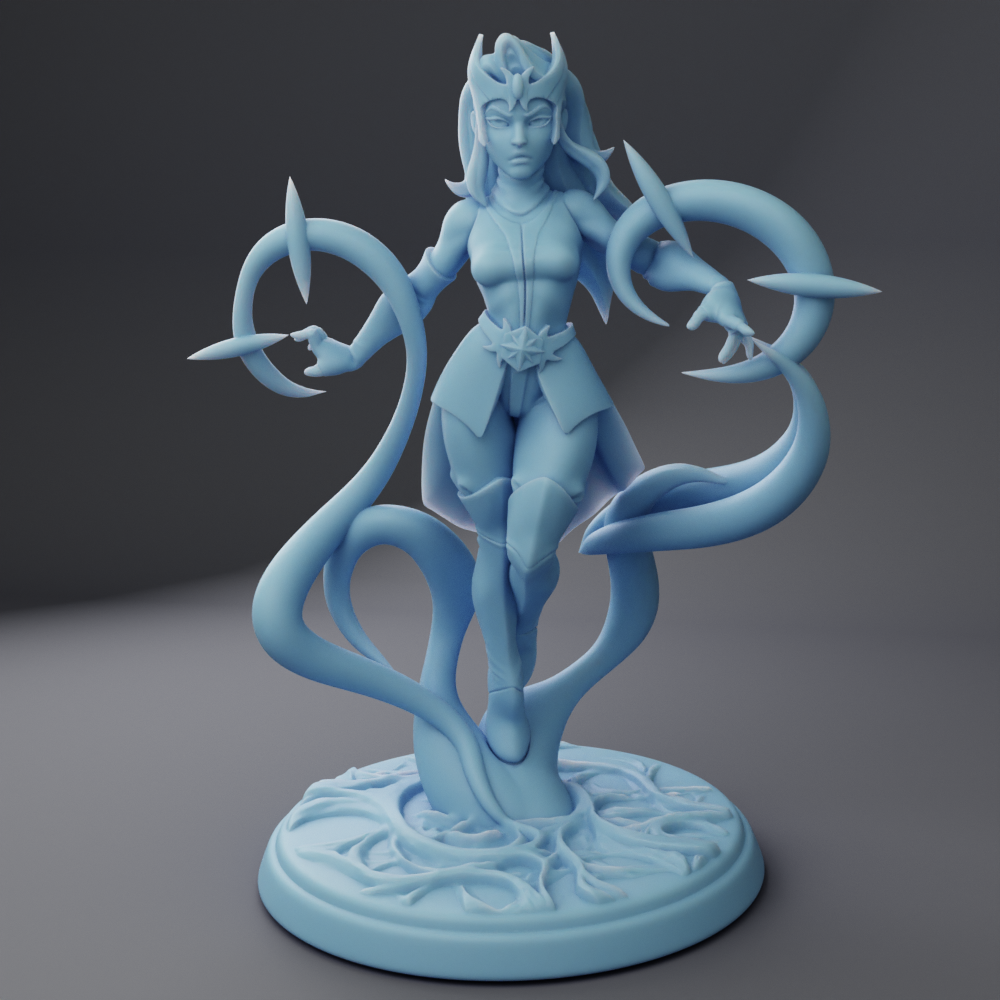 Azure Weave ( Female Sorcerer / Human Mage / Warlock / Wizard / Superhero Inspired )