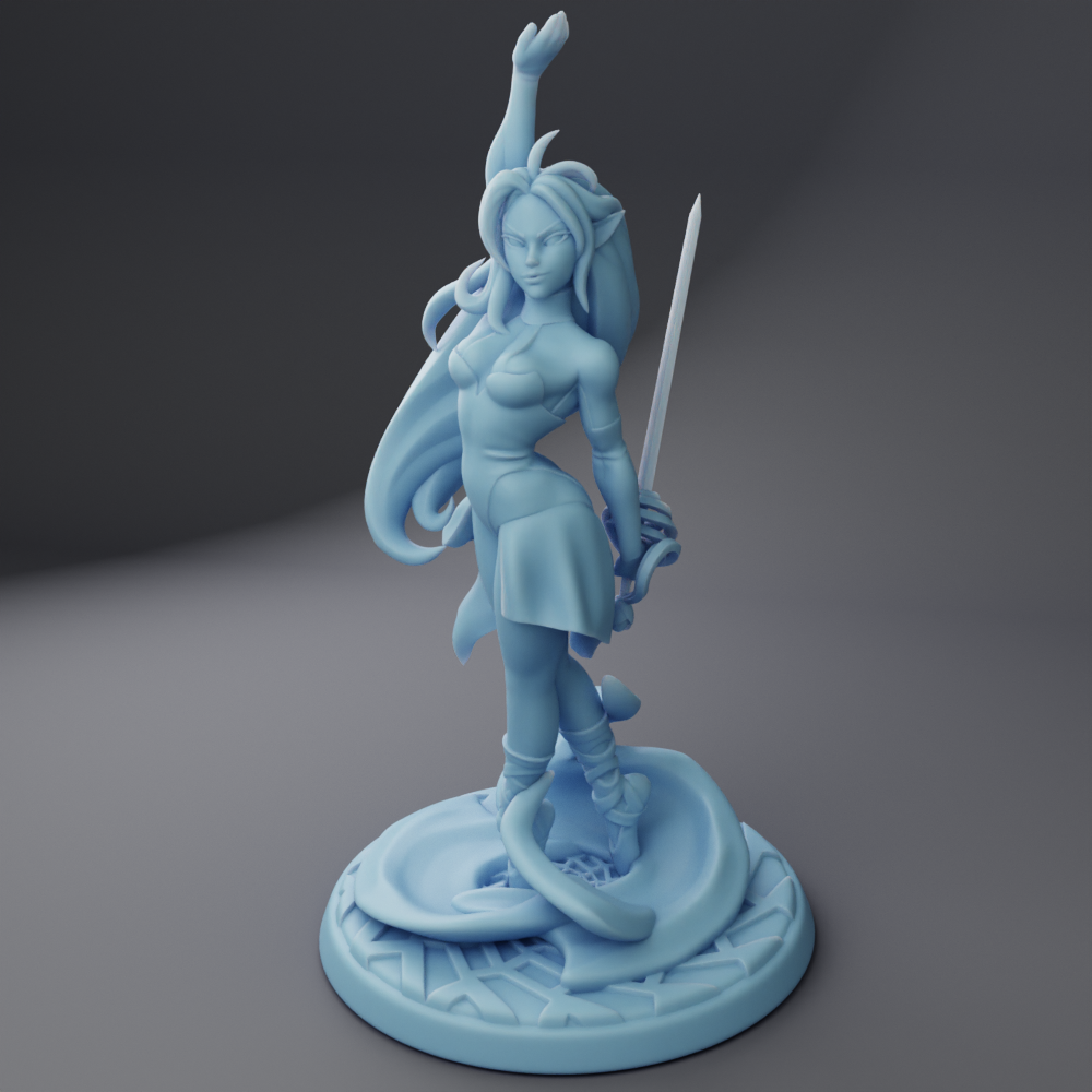 Web Dancer ( Female Elf Swords Bard / Dancer / Superhero Inspired )