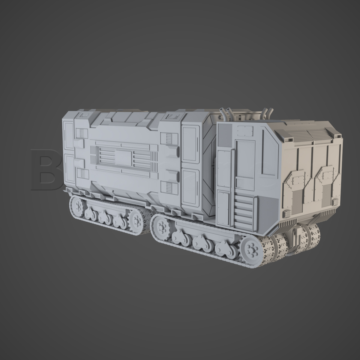Tracked Container Carrier Truck