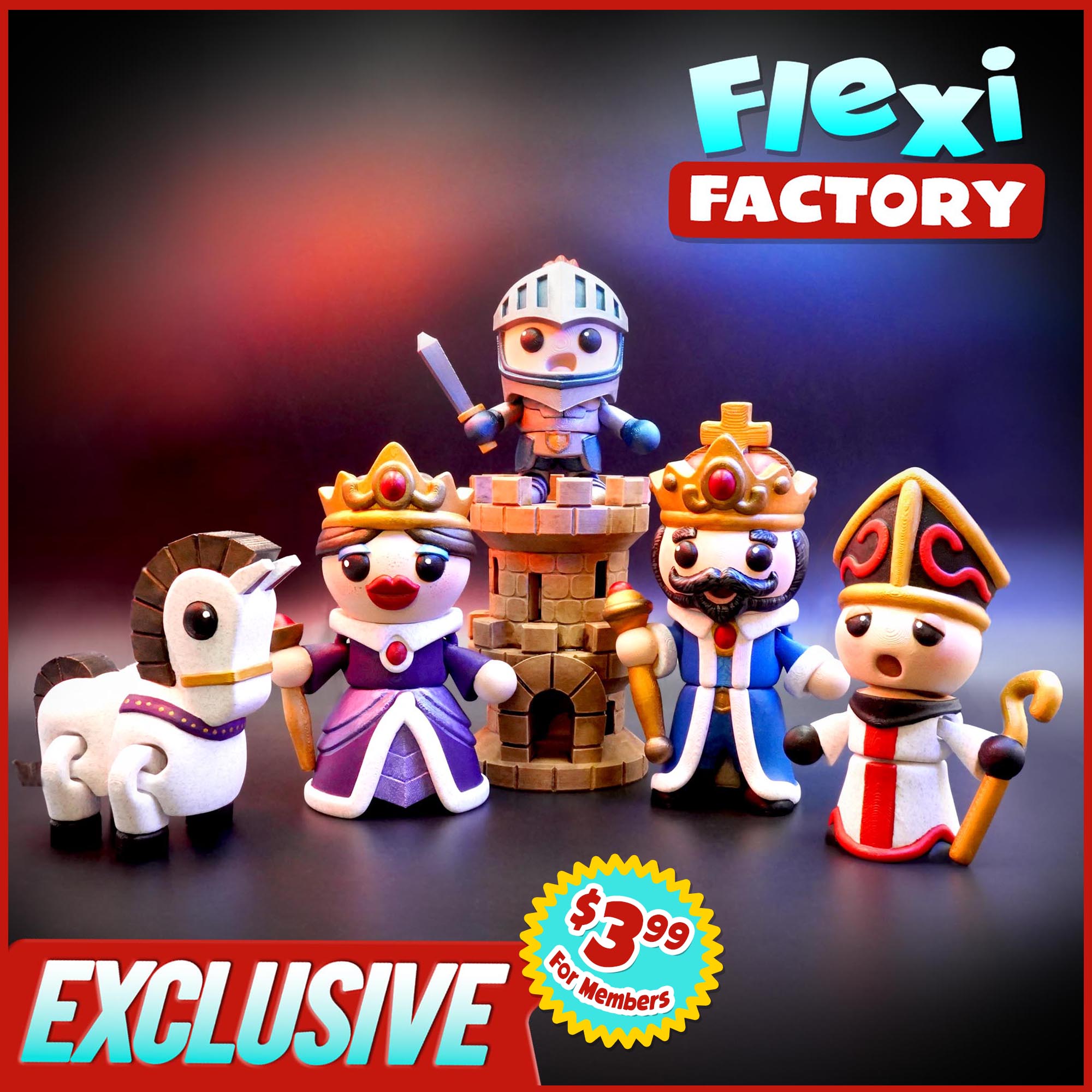 Exclusive: Flexi Factory Chess Set available for Members Only $3.99