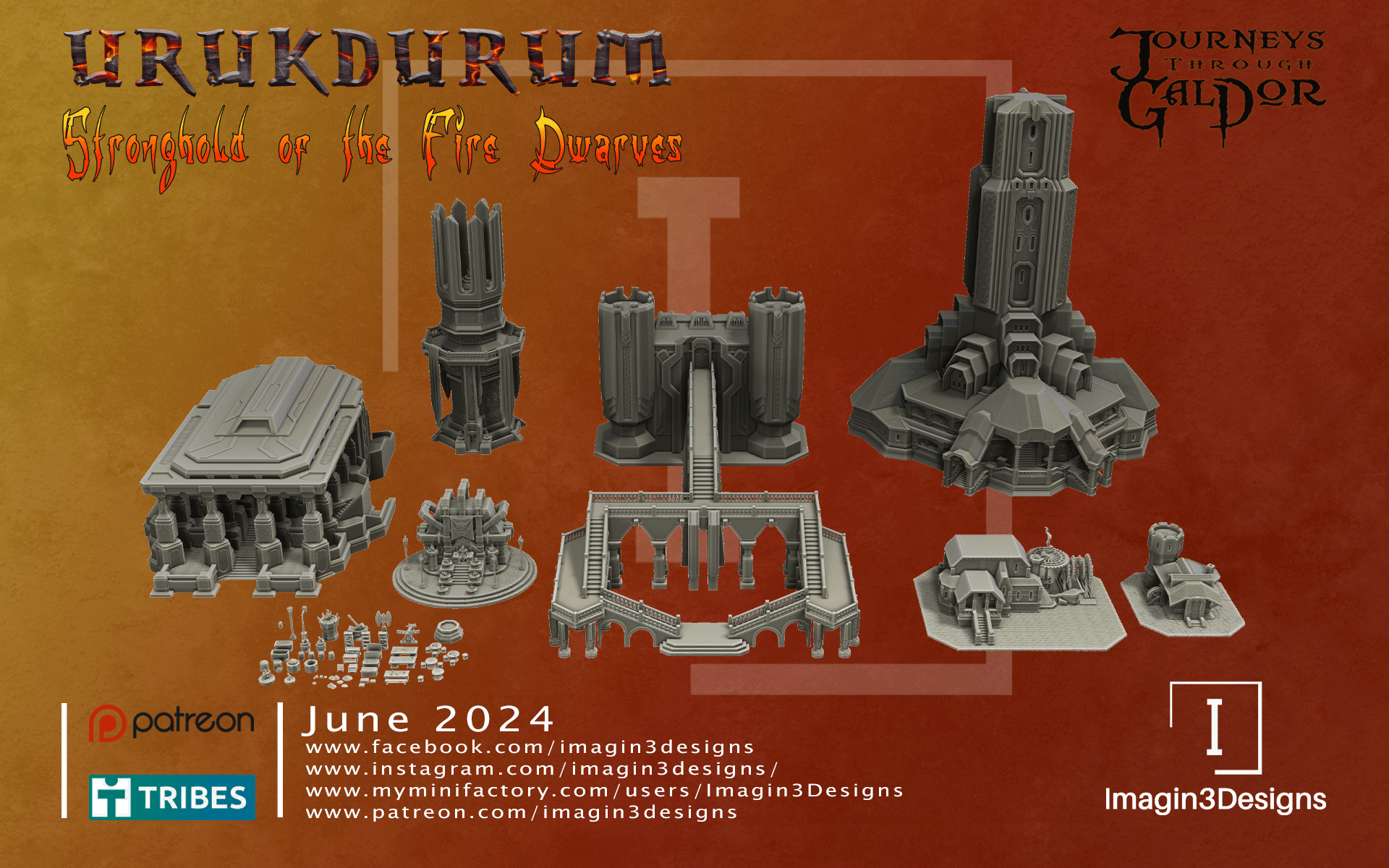 Urukdurum: Fire Dwarf Stronghold COMPLETE SET