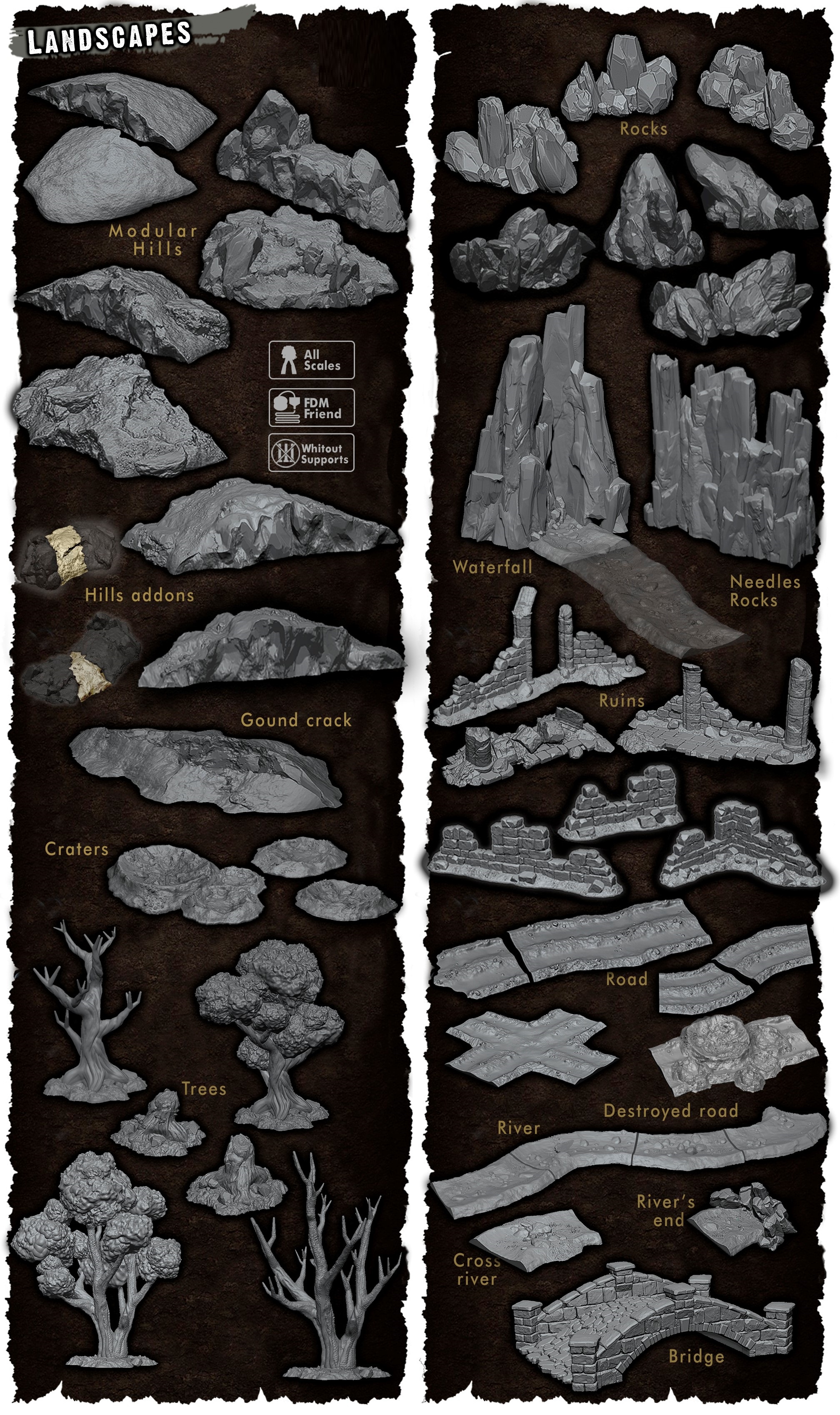 Landscapes Set
