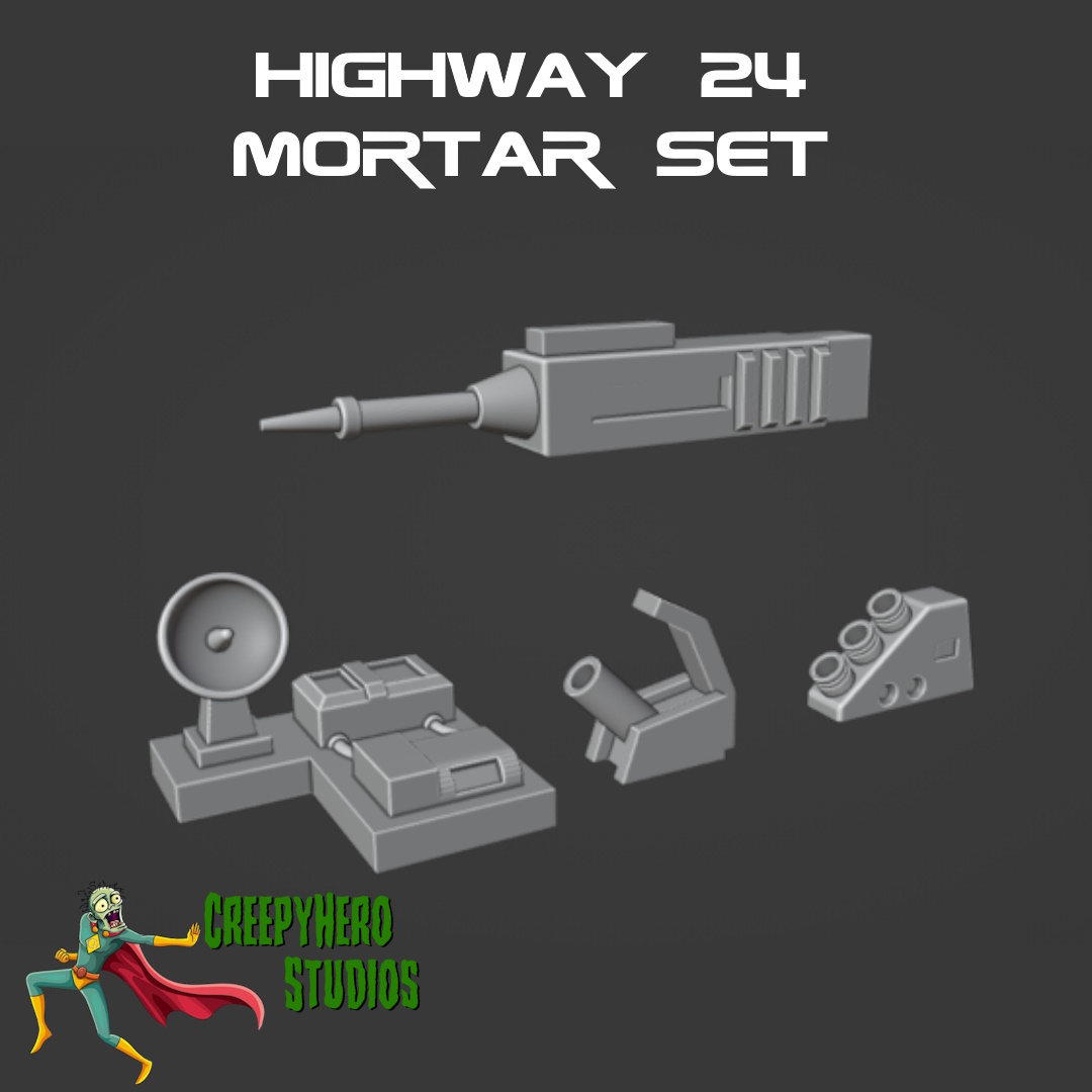 Gaslands Highway 24 Mortar Set