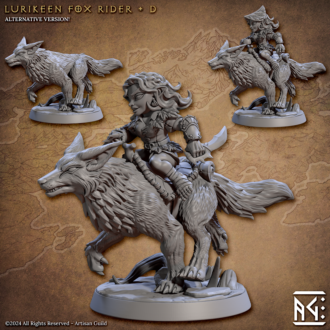 Mystic Fox Rider - D (Deeproot Lurikeens)
