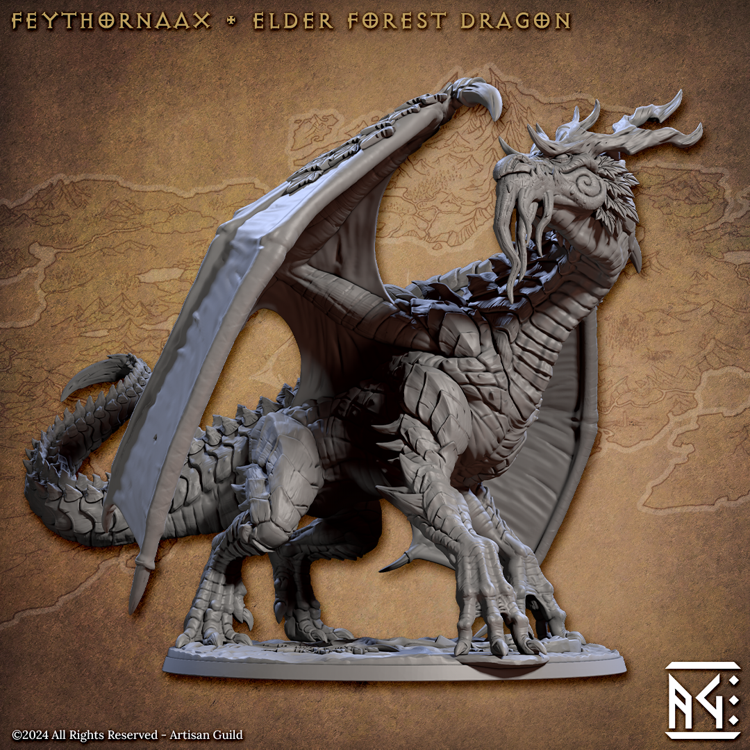 Feythornaax - Elder Forest Dragon (Deeproot Lurikeen)
