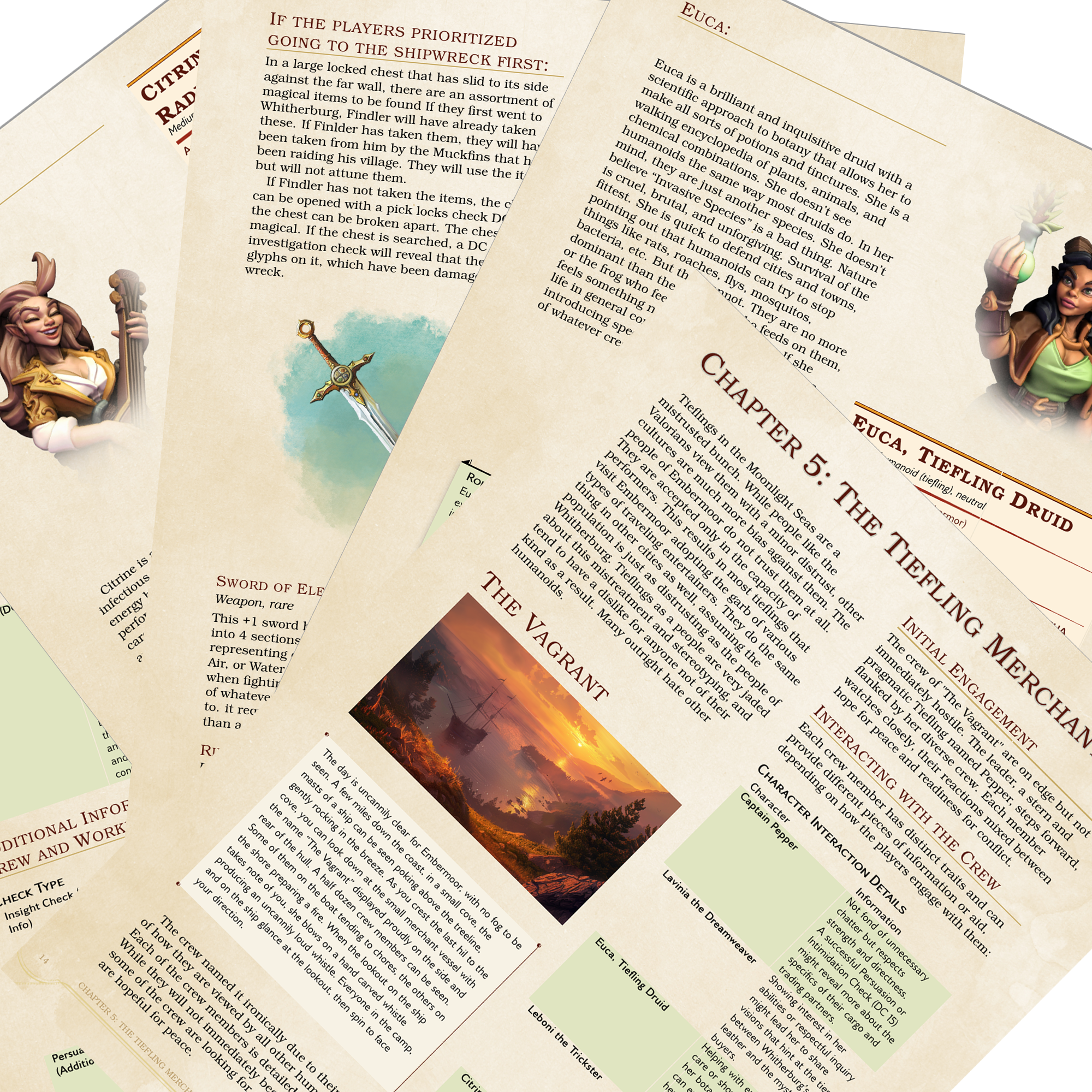 Chronicles of the Moonlight Seas - The Treacherous Tide (Part 3 ,5e module that is part of the campaign)