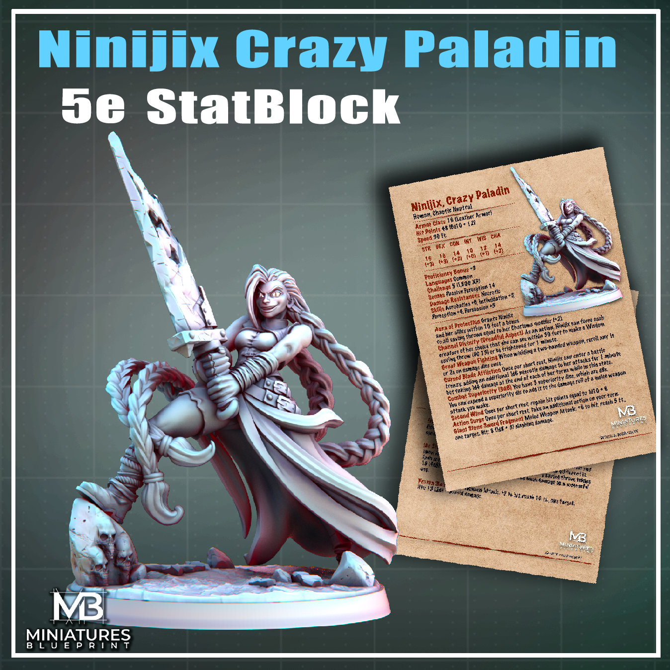 PDF - Ninijix Crazy Paladin 5e Statblock